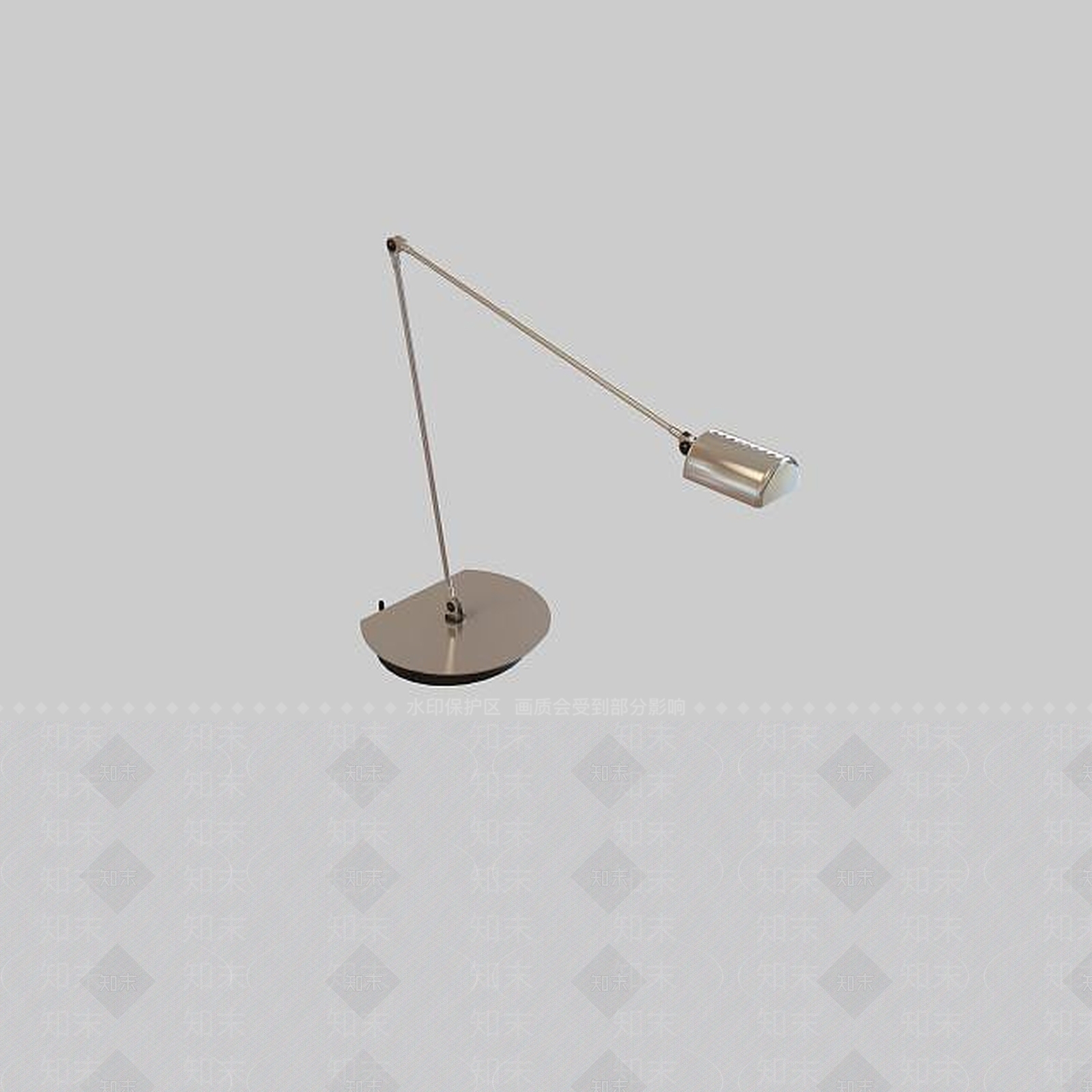 现代落地长臂台灯3D模型下载【ID:1195528515】