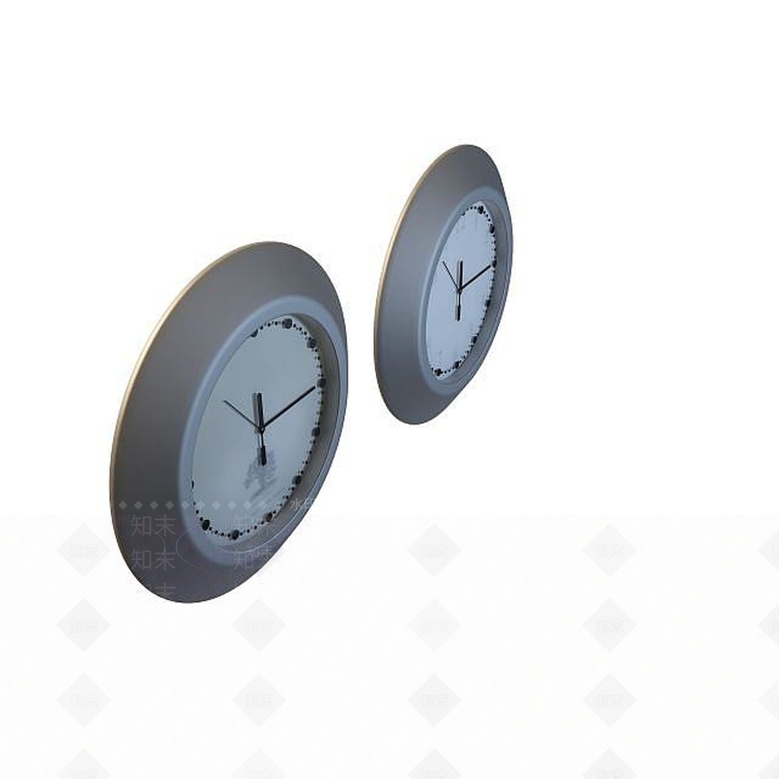 现代闹钟3D模型下载【ID:1195528748】