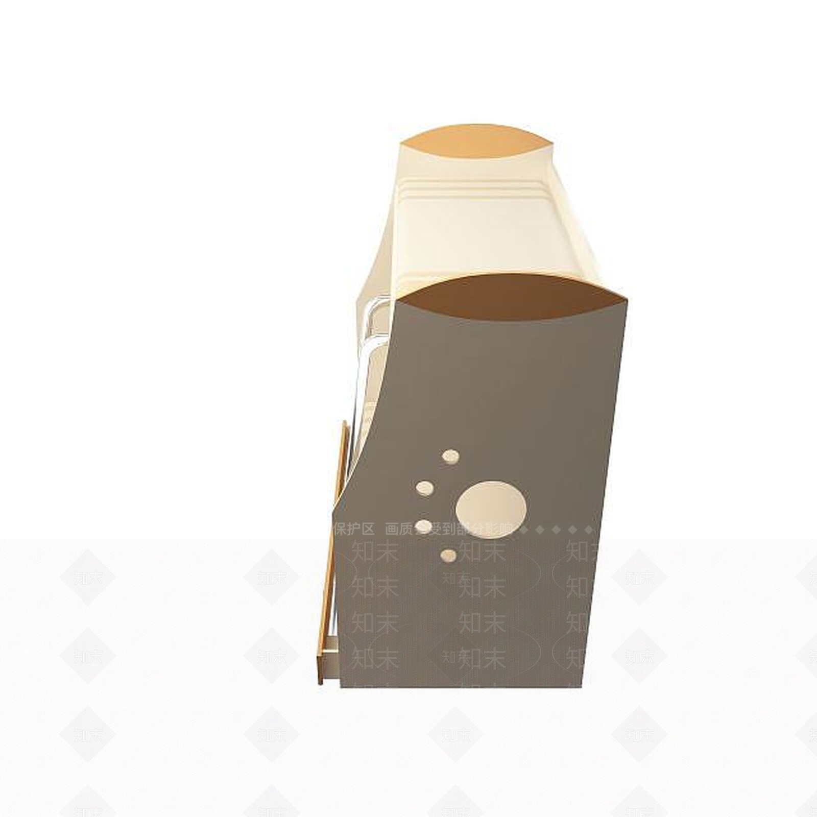 现代公寓床3D模型下载【ID:1195528925】