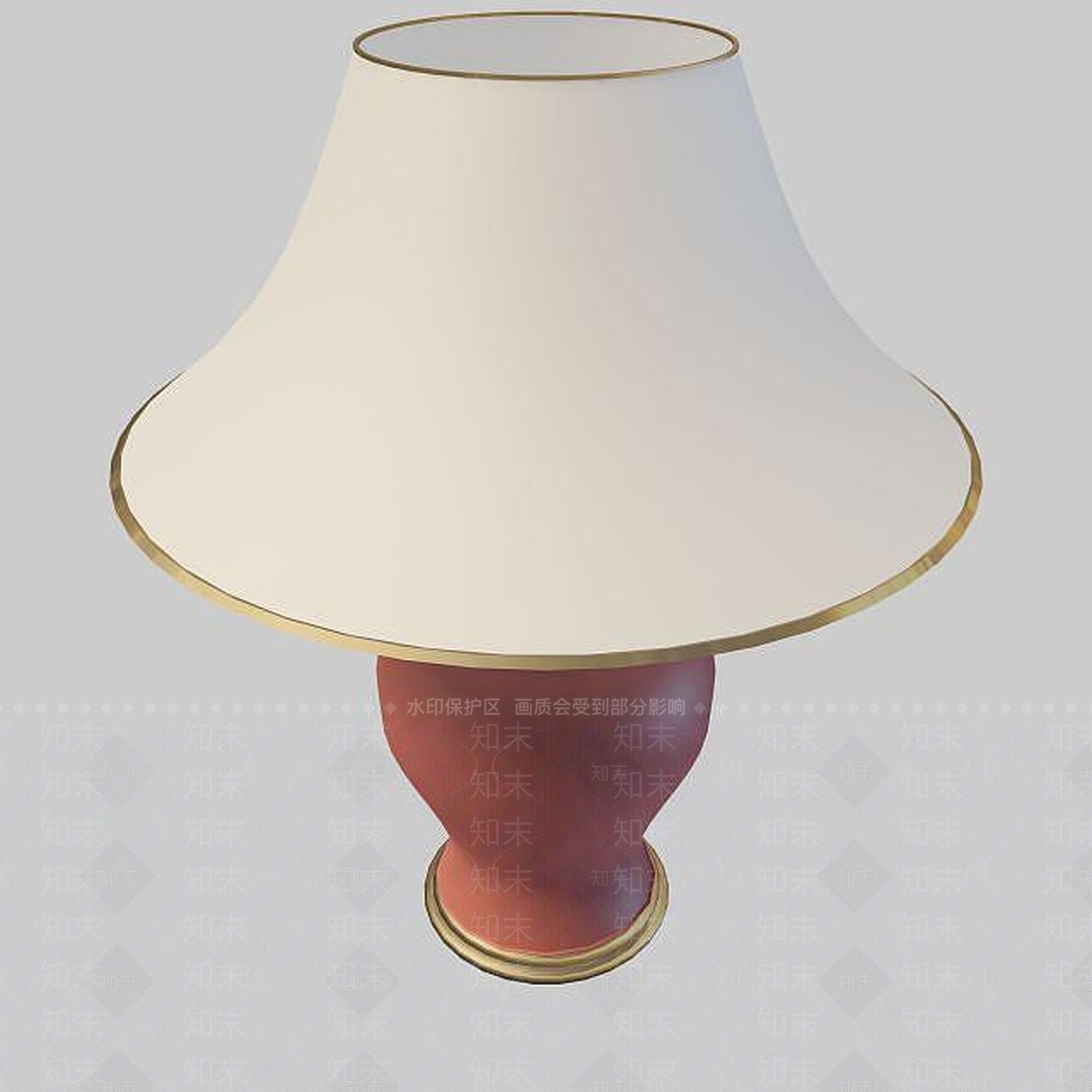 现代床头台灯3D模型下载【ID:1195529402】