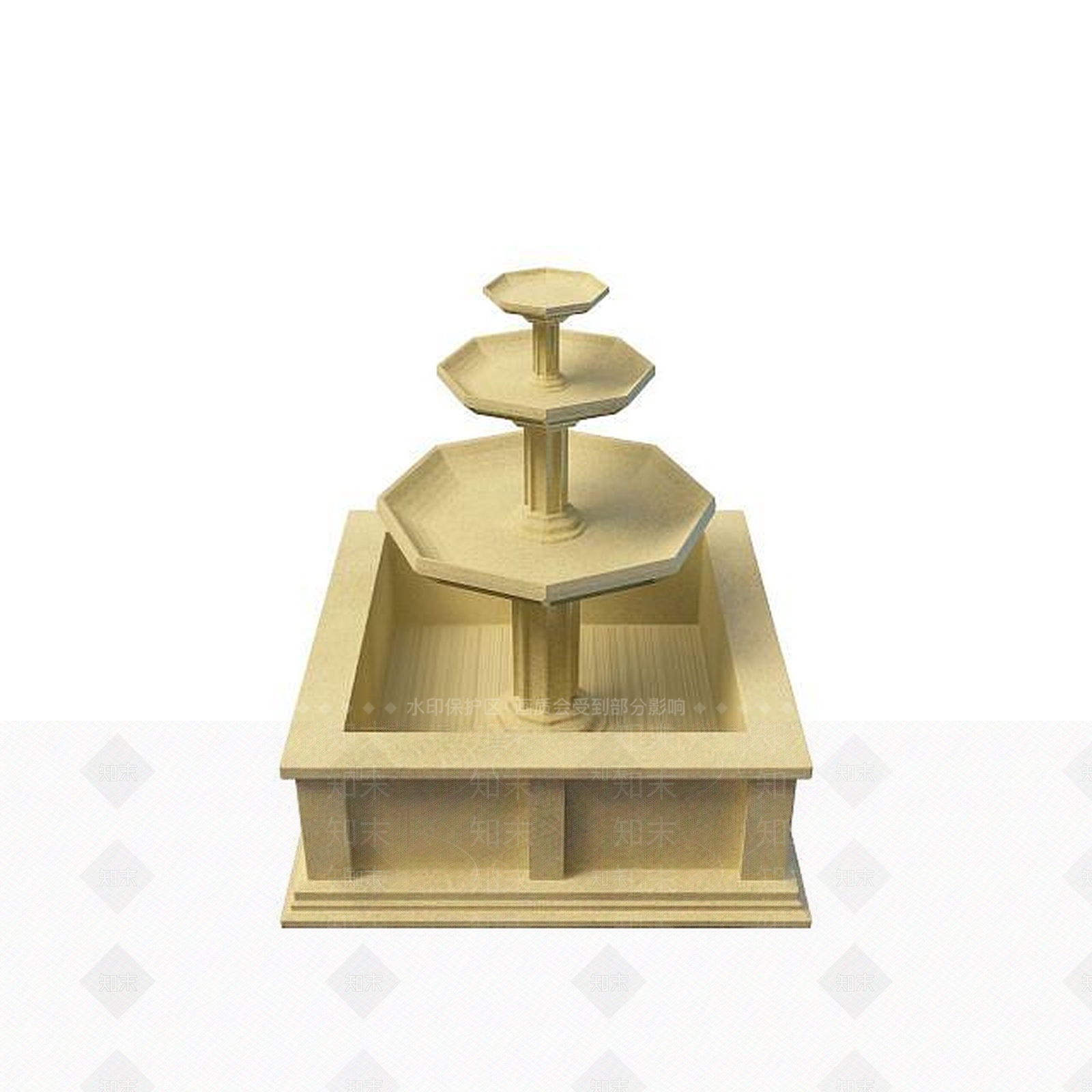 现代园林小品3D模型下载【ID:1195530600】