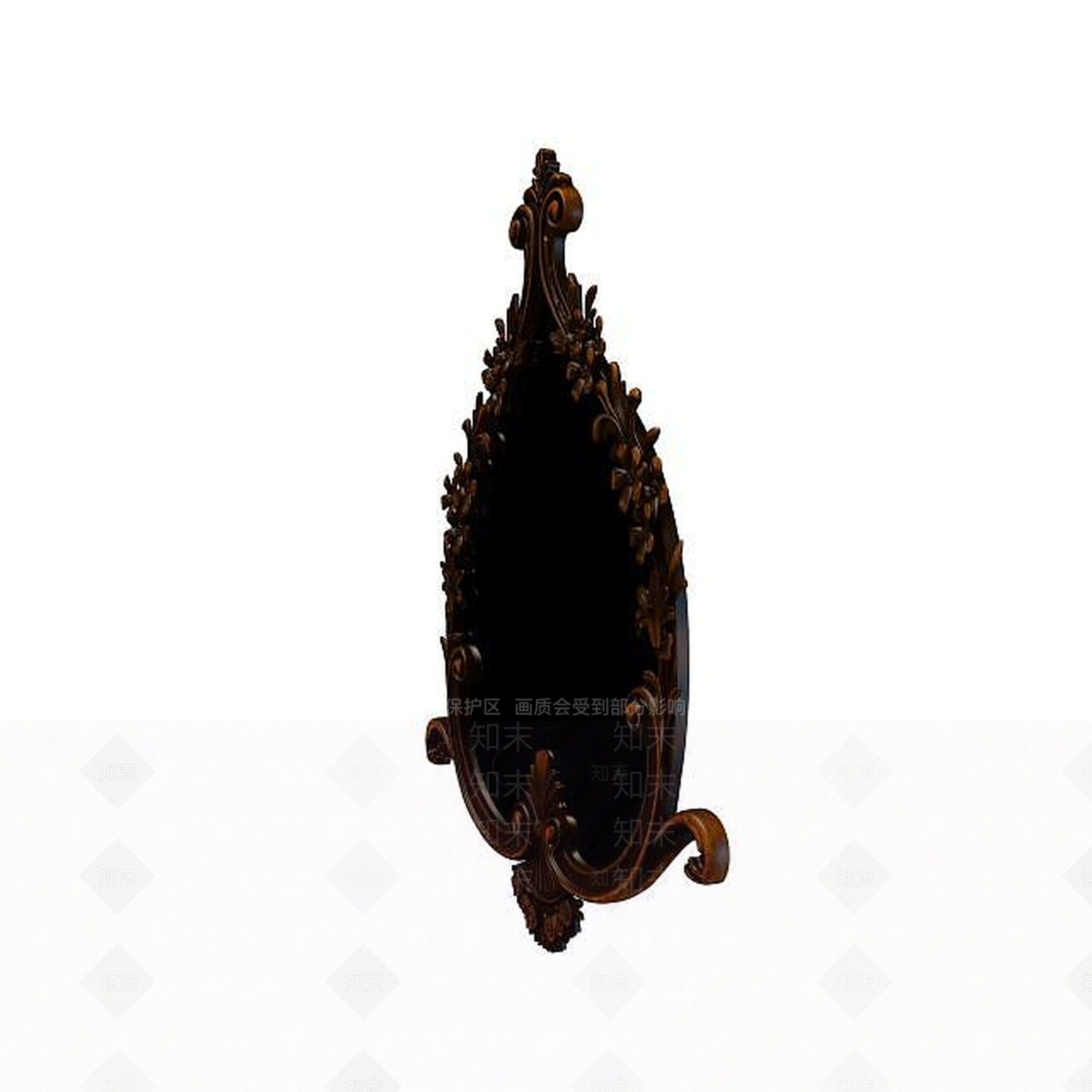 欧式古典镜子3D模型下载【ID:1195531789】