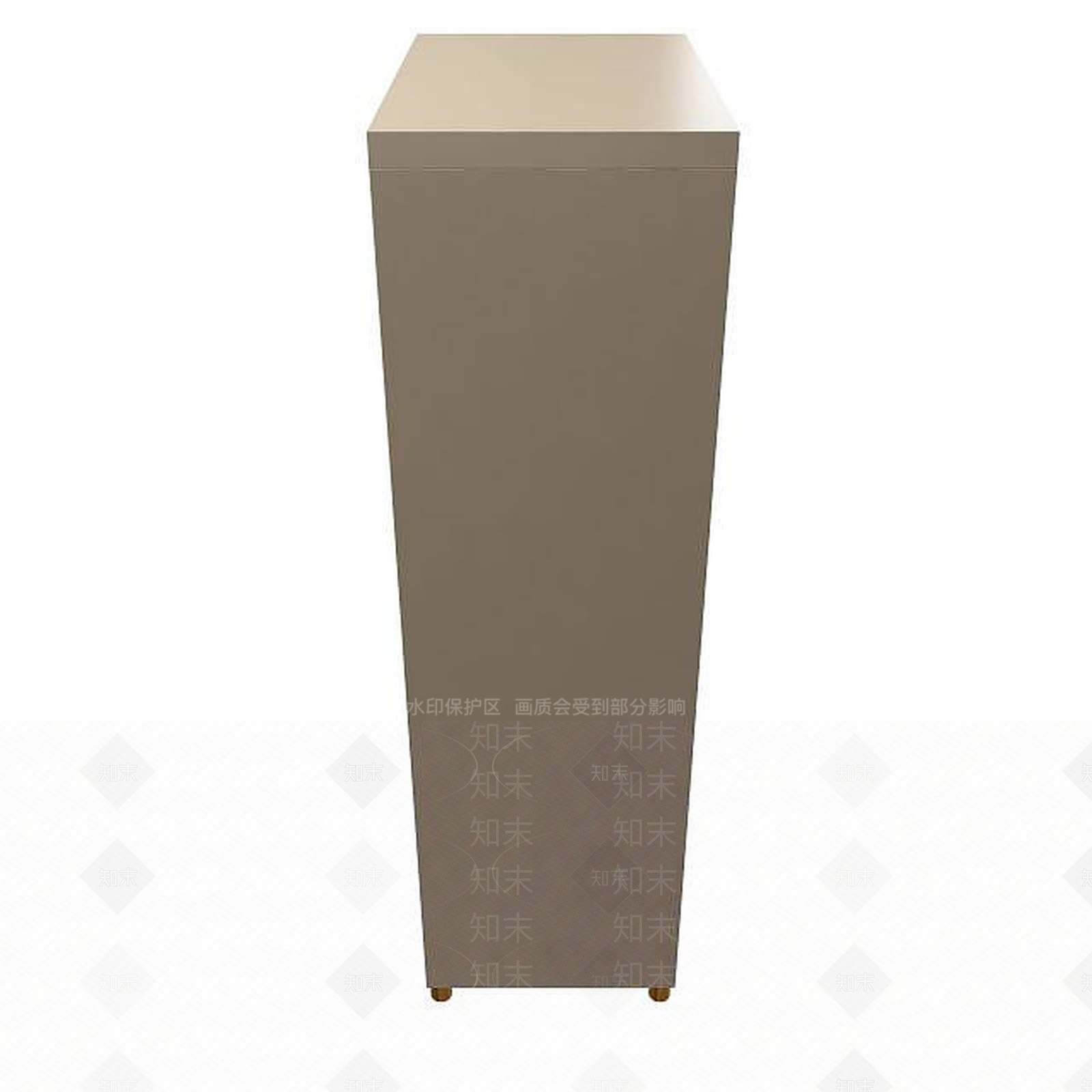 现代抽屉边柜3D模型下载【ID:1195533332】
