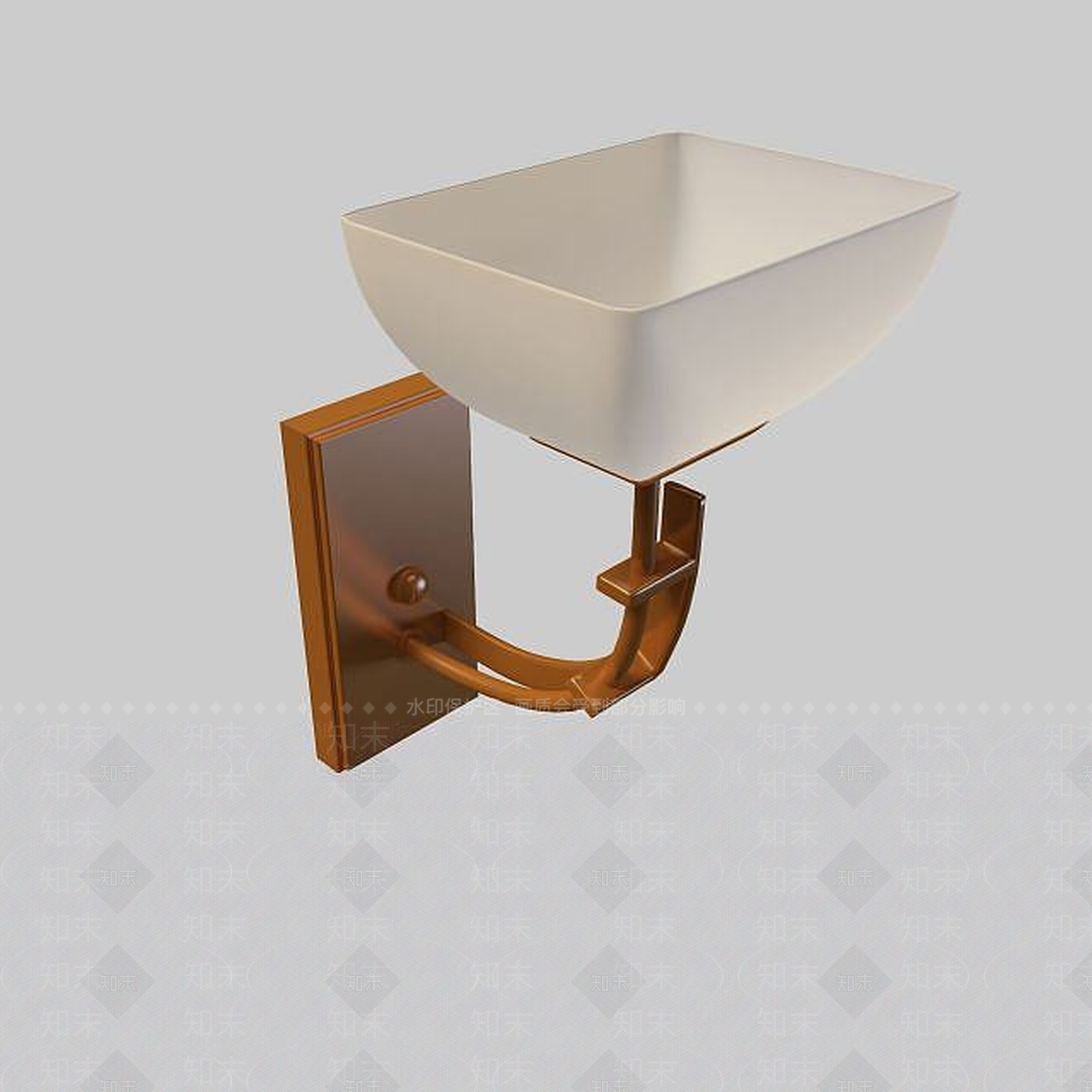 现代门柱壁灯3D模型下载【ID:1195533585】