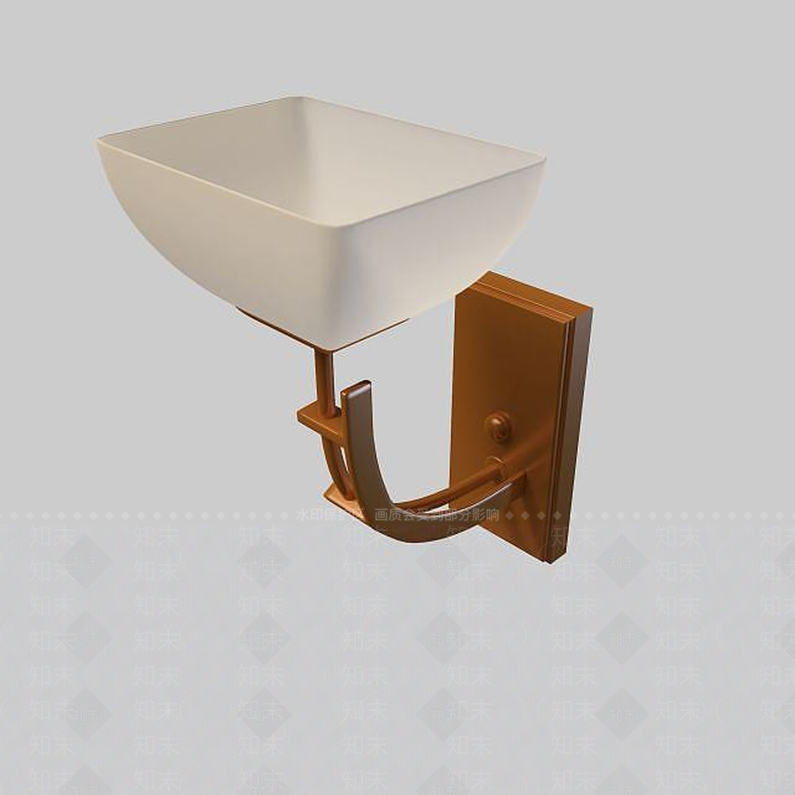现代门柱壁灯3D模型下载【ID:1195533585】