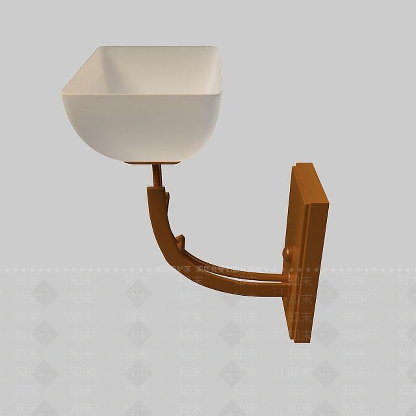 现代门柱壁灯3D模型下载【ID:1195533585】
