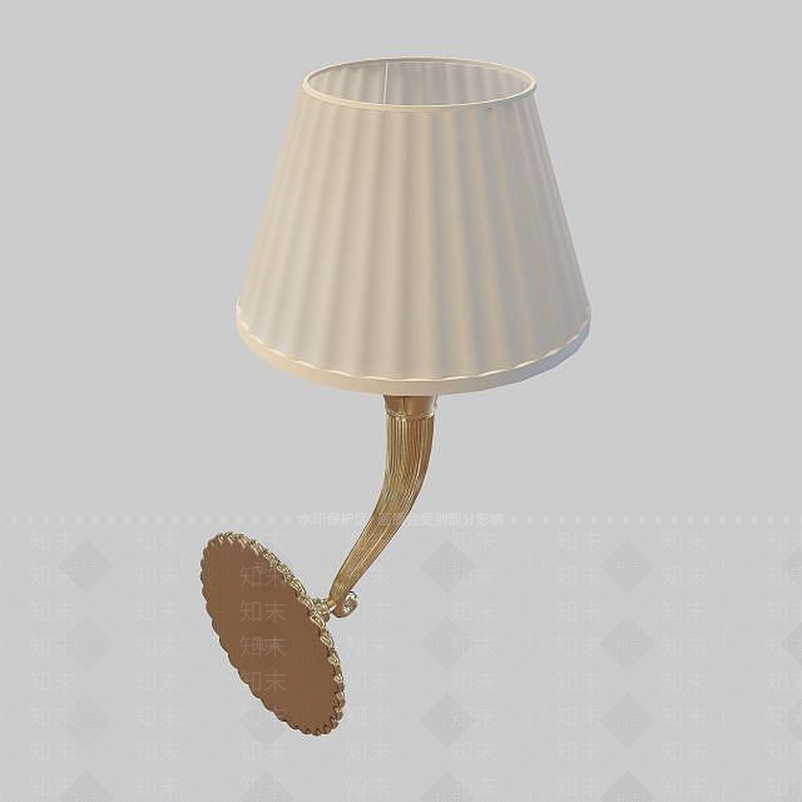 现代精美欧式壁灯3D模型下载【ID:1195533821】