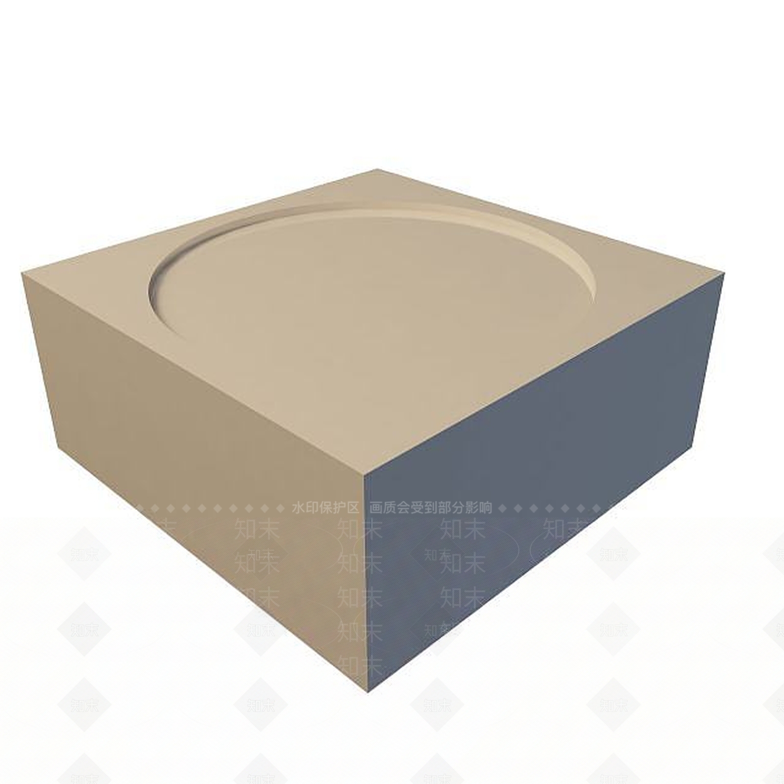 现代简约床头柜3D模型下载【ID:1195533980】