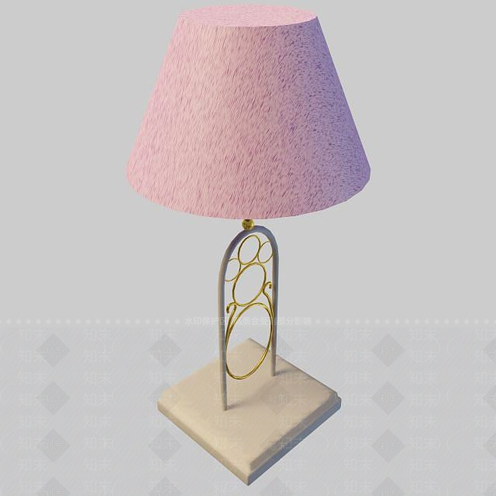 现代时尚台灯3D模型下载【ID:1195534260】