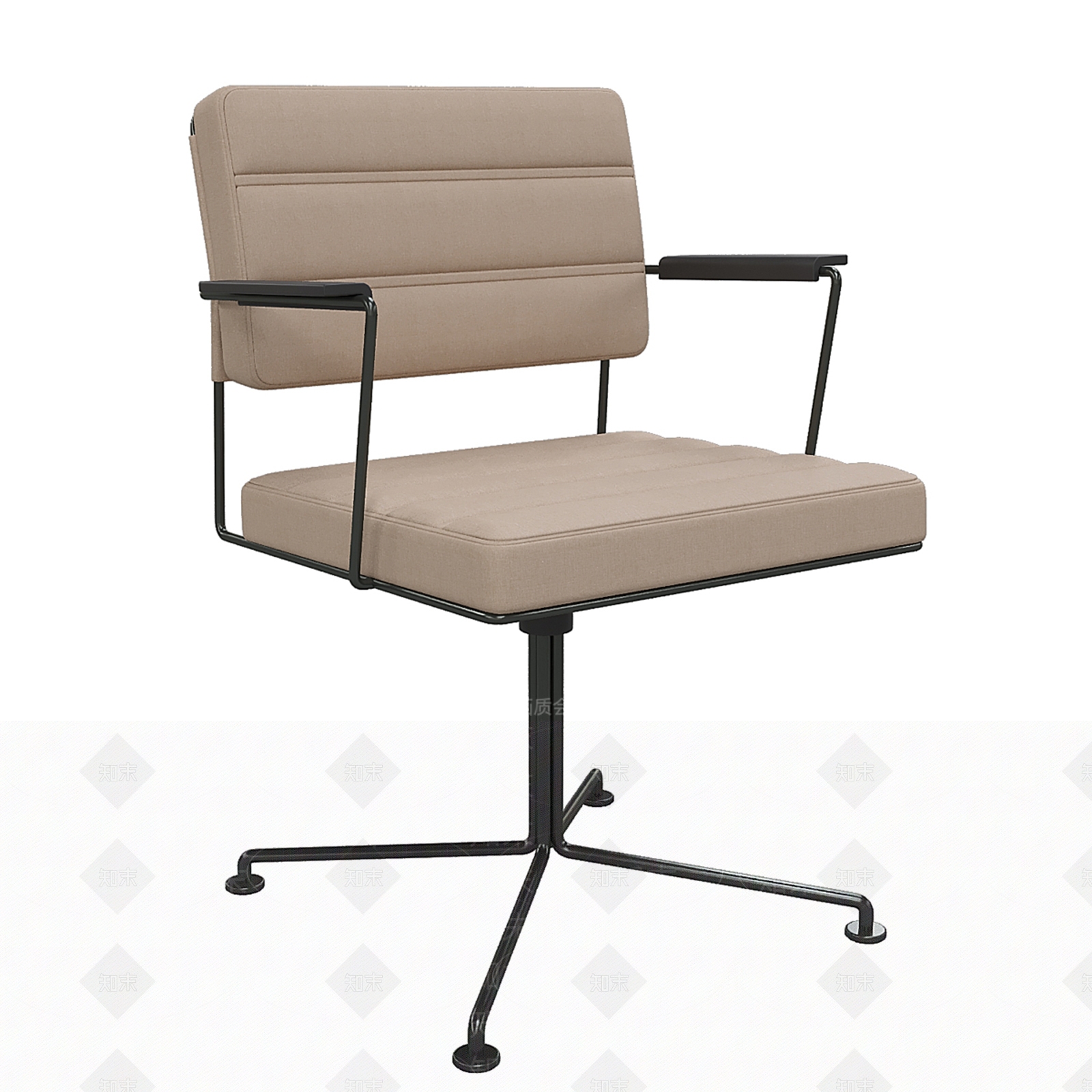 现代办公椅3D模型下载【ID:1195534437】