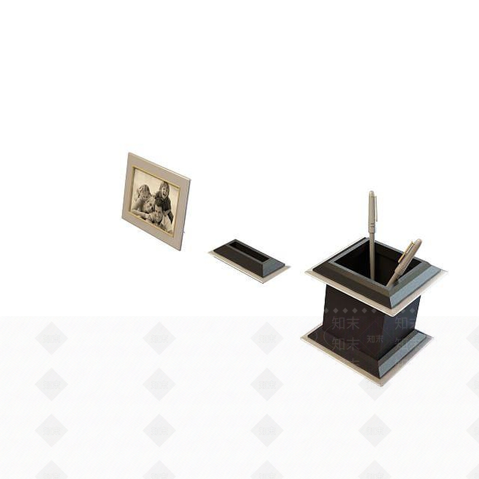 现代简约笔筒3D模型下载【ID:1195538064】