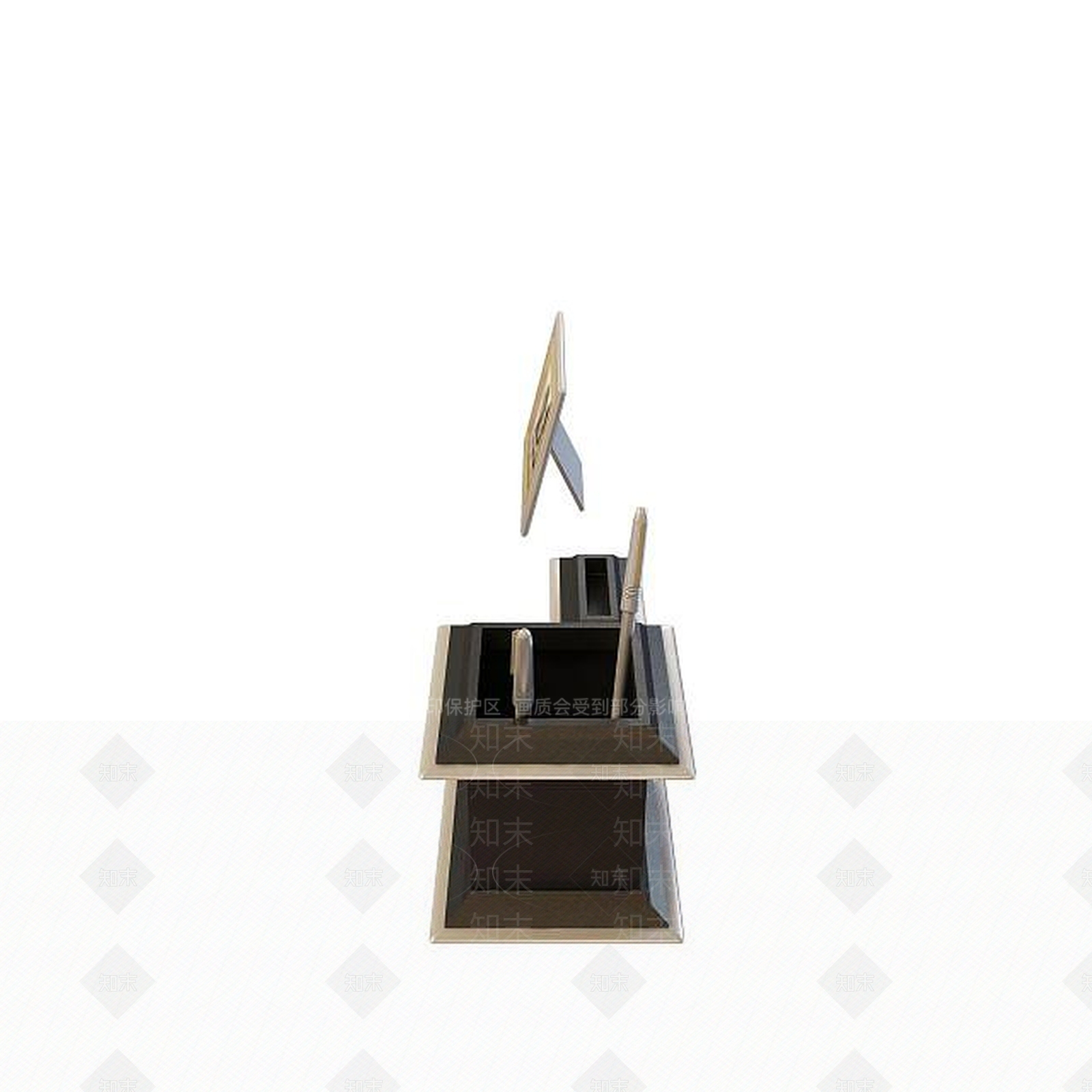 现代简约笔筒3D模型下载【ID:1195538064】