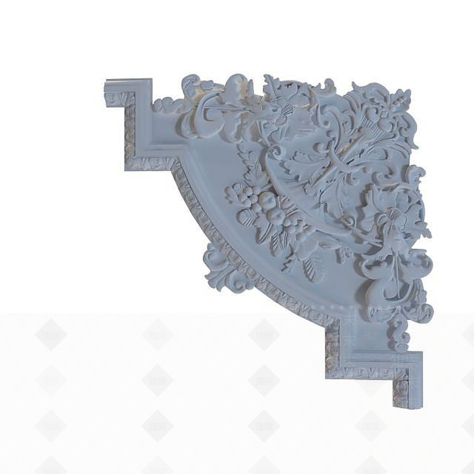现代雕刻角线3D模型下载【ID:1195538676】