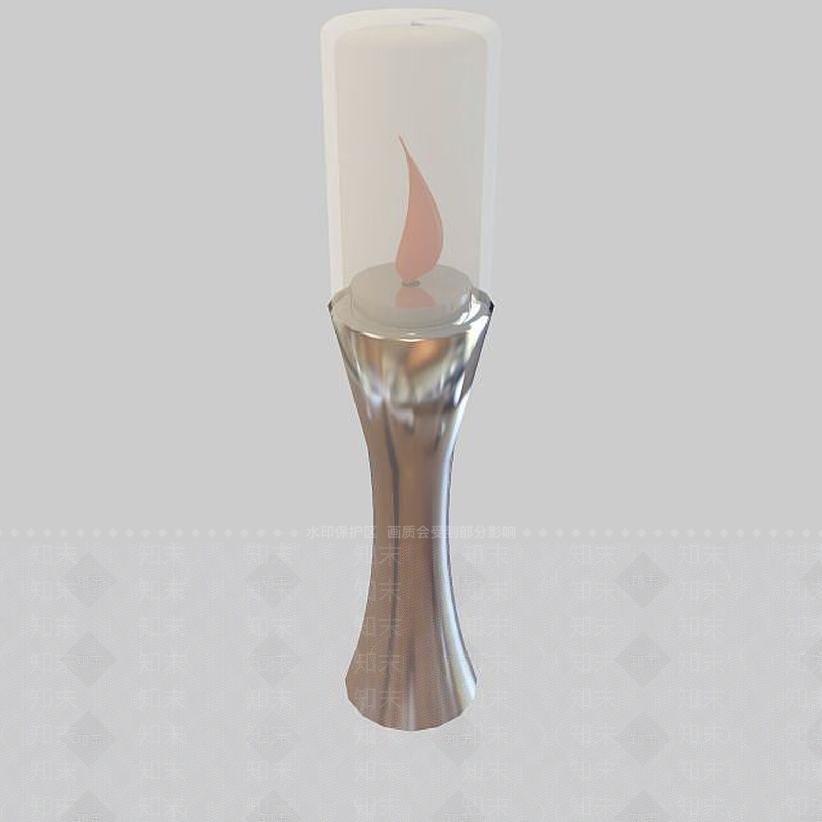 现代蜡烛台灯3D模型下载【ID:1195539851】