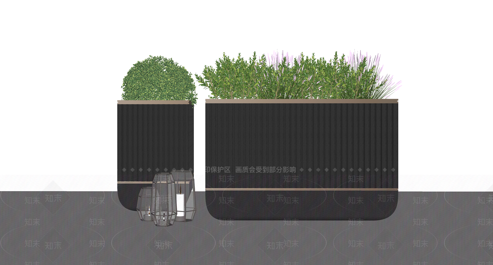 植物组合SU模型下载【ID:1195540022】