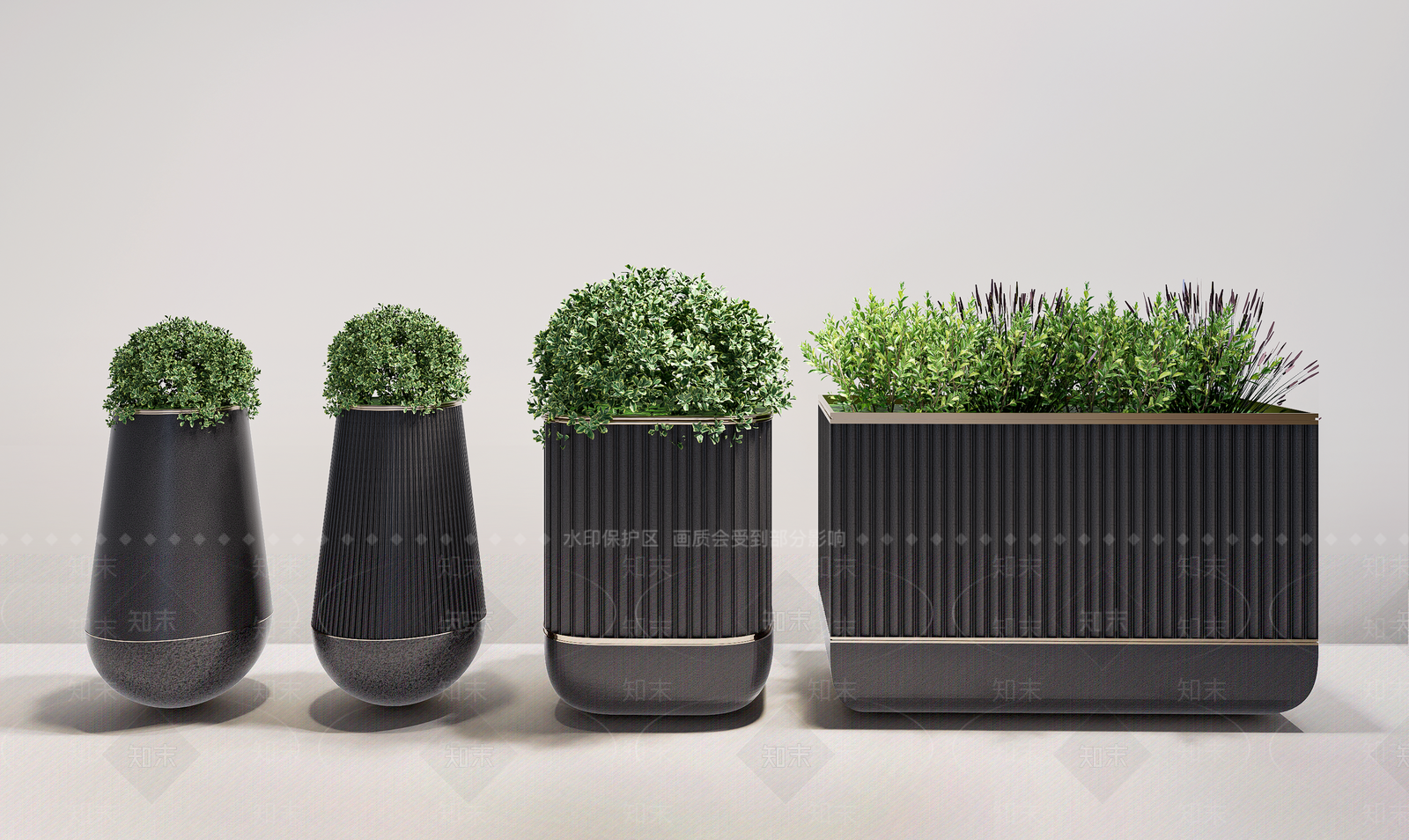 植物组合SU模型下载【ID:1195540343】