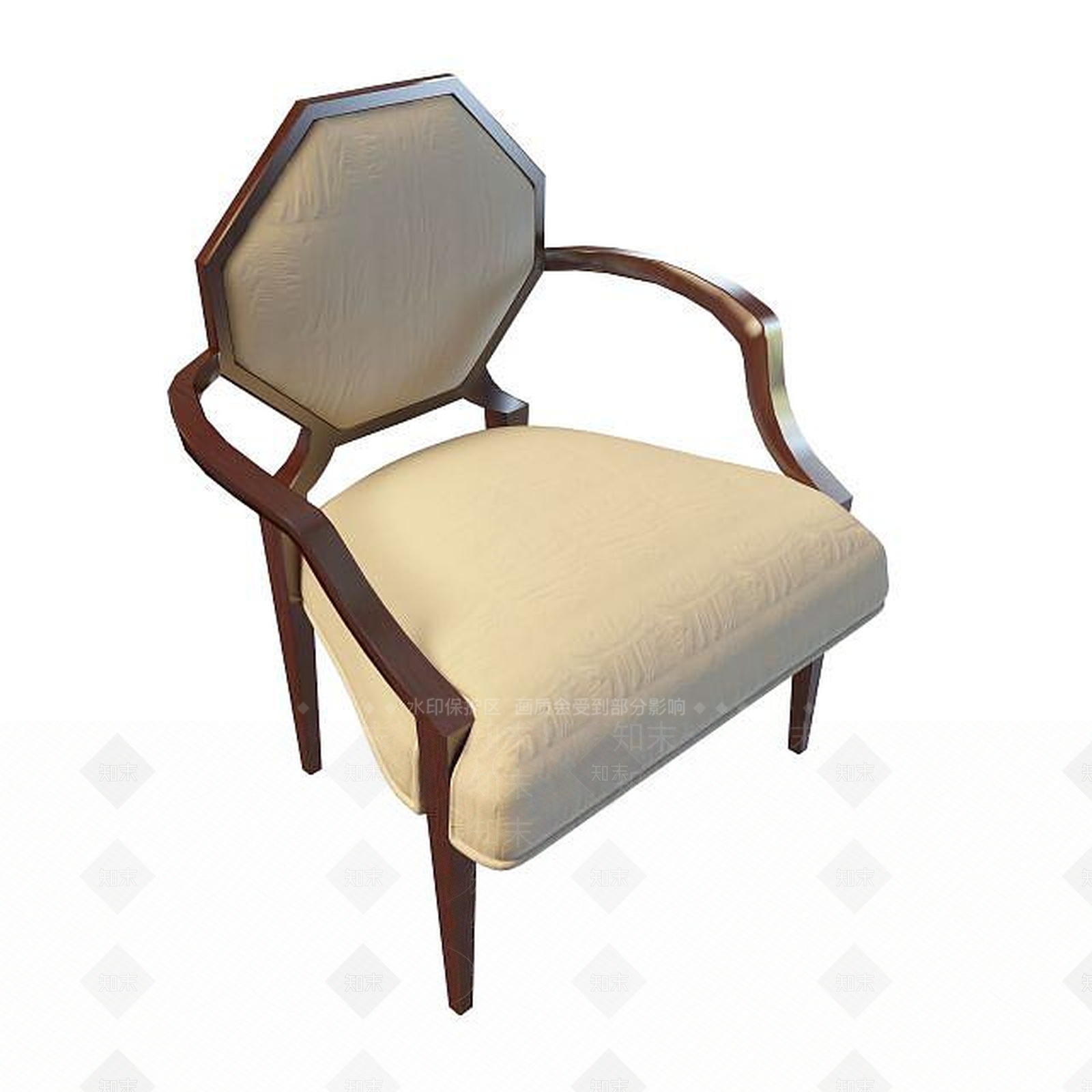 欧式古典欧式椅子3D模型下载【ID:1195540506】