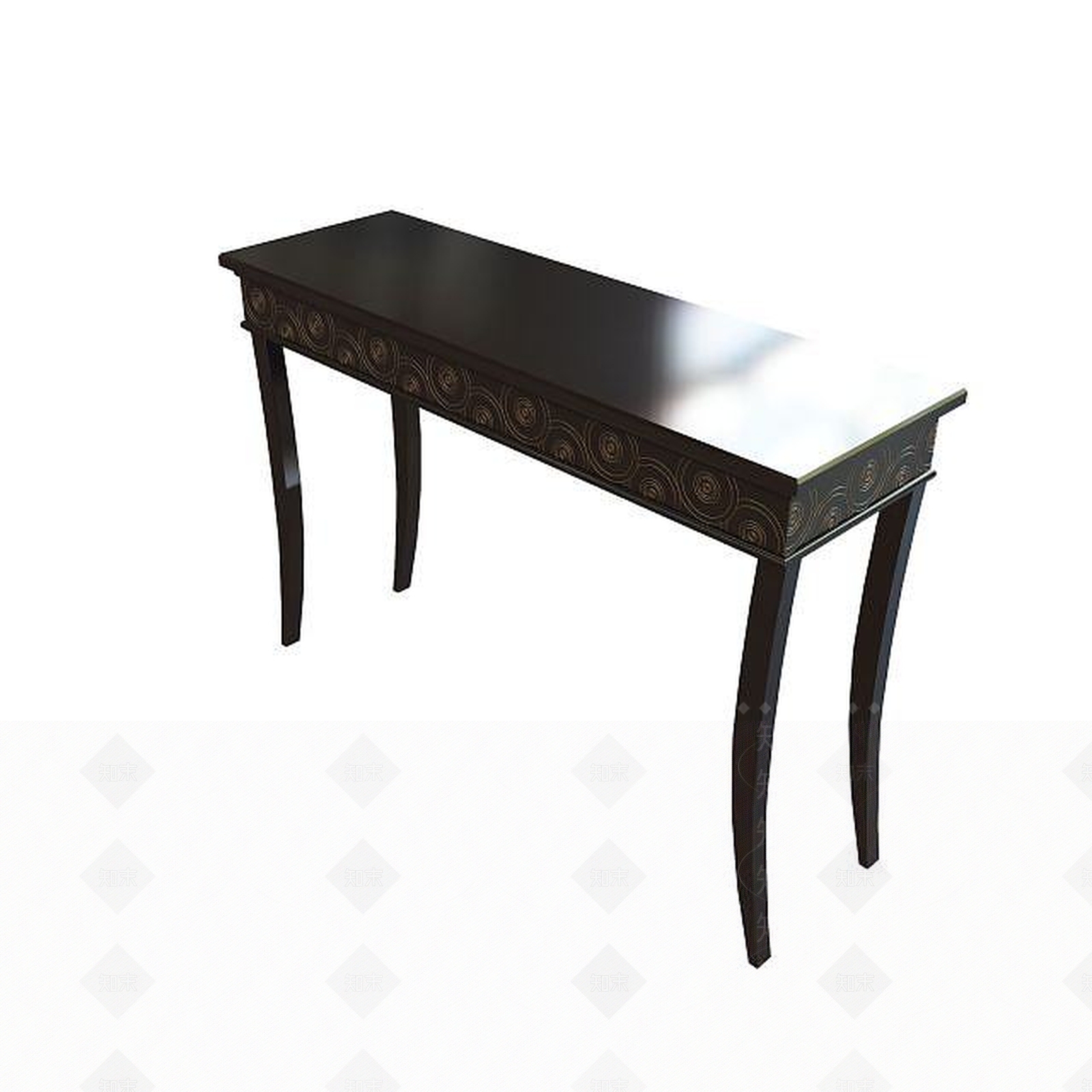 现代长方形边几3D模型下载【ID:1195541895】