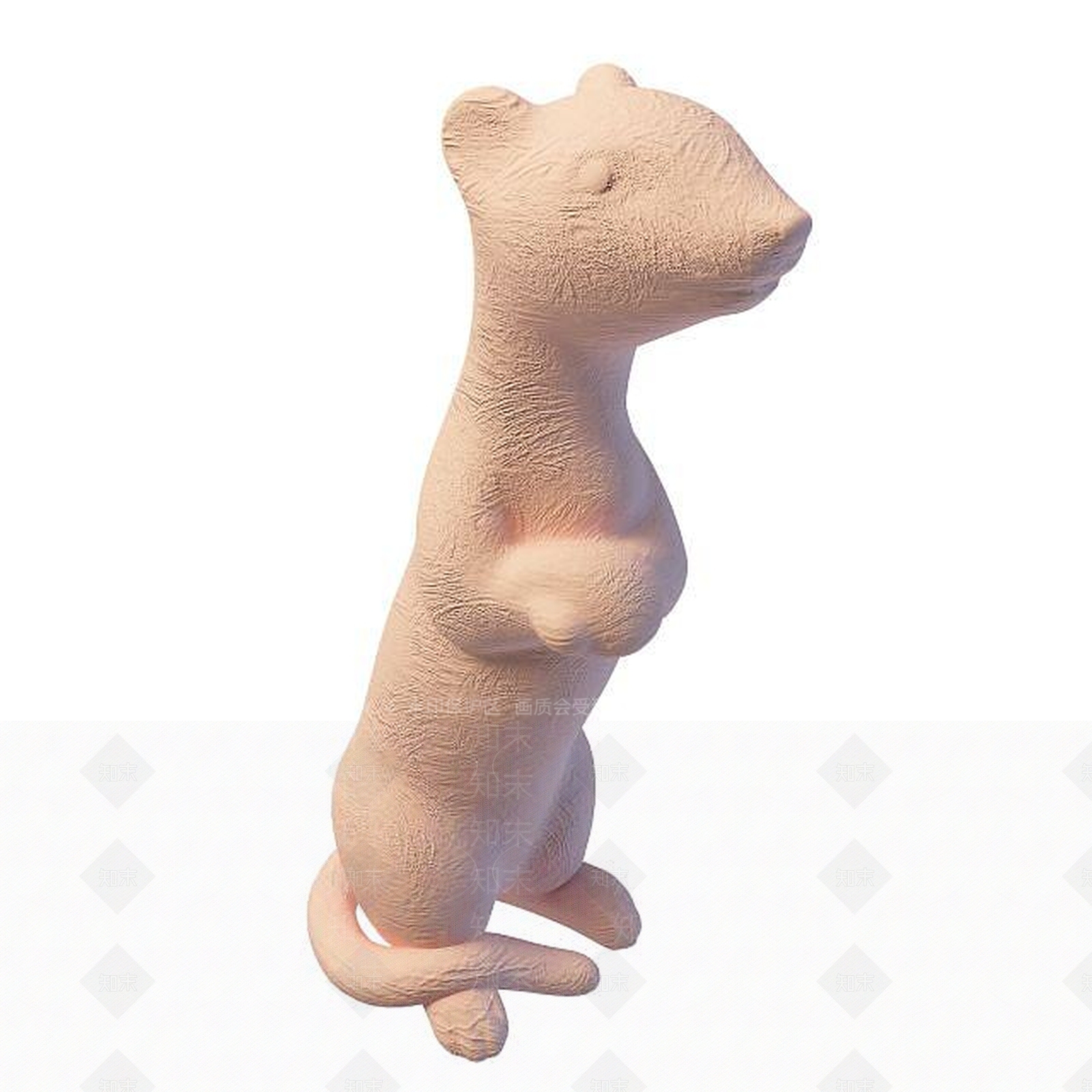 现代老鼠雕塑3D模型下载【ID:1195542331】