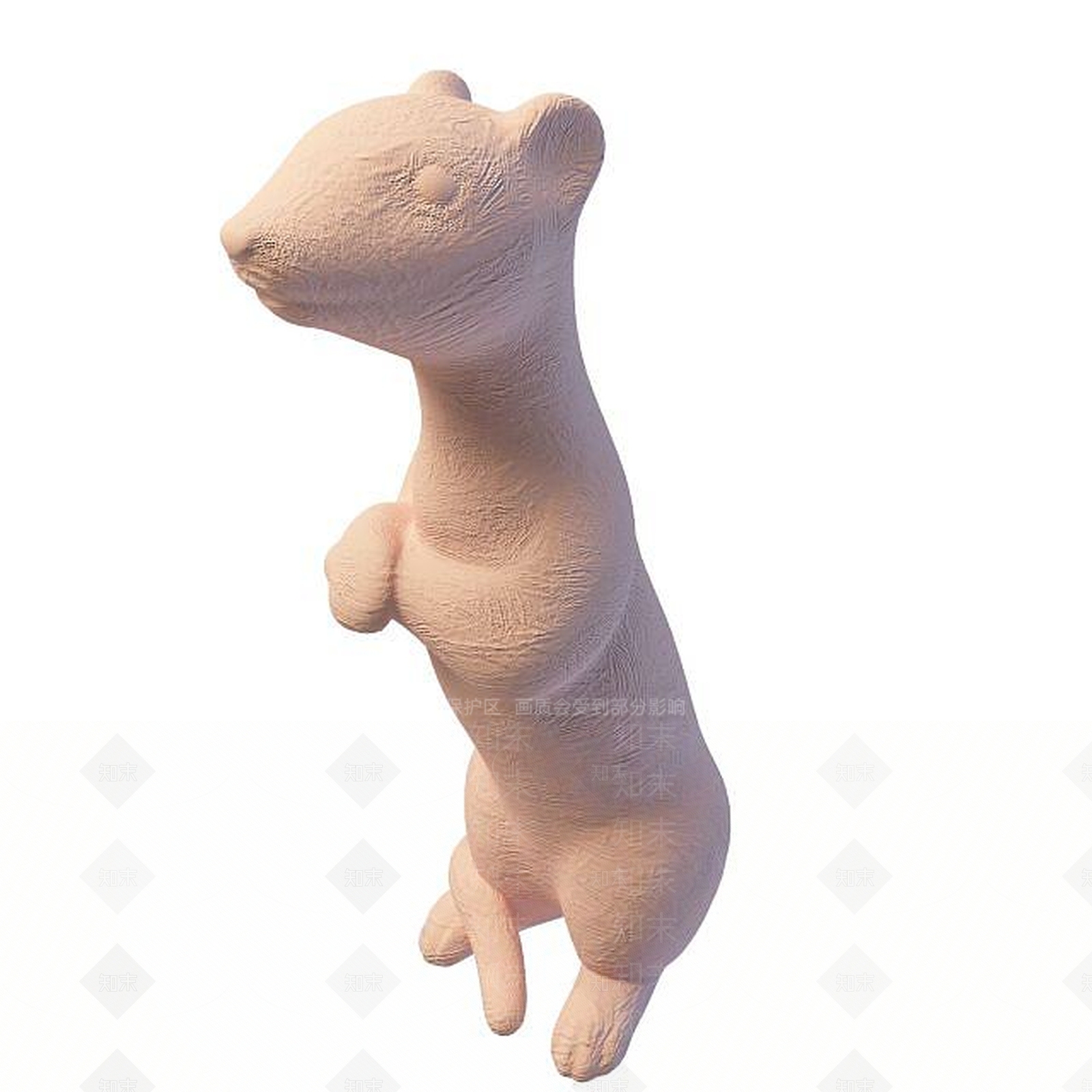 现代老鼠雕塑3D模型下载【ID:1195542331】