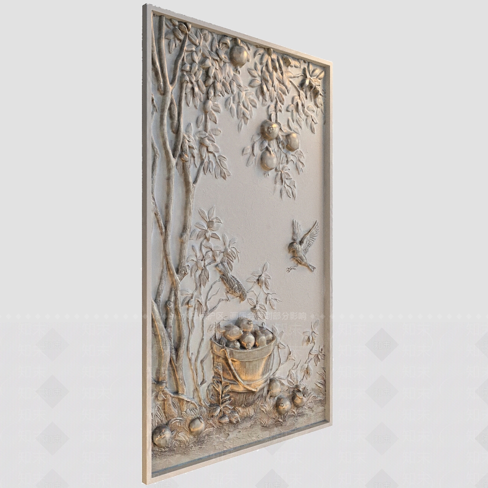 新中式轻奢挂件3D模型下载【ID:1195542779】