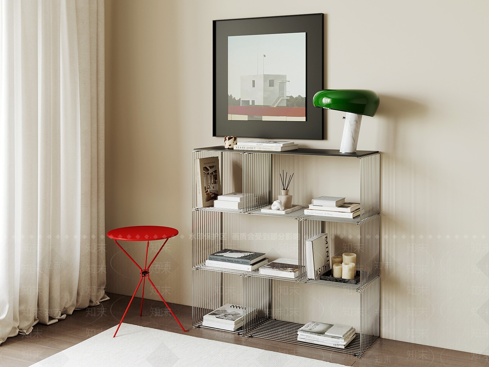 现代中古储物柜SU模型下载【ID:1195551639】