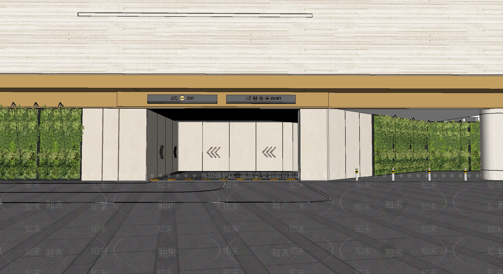 现代其他公共空间SU模型下载【ID:1195554975】