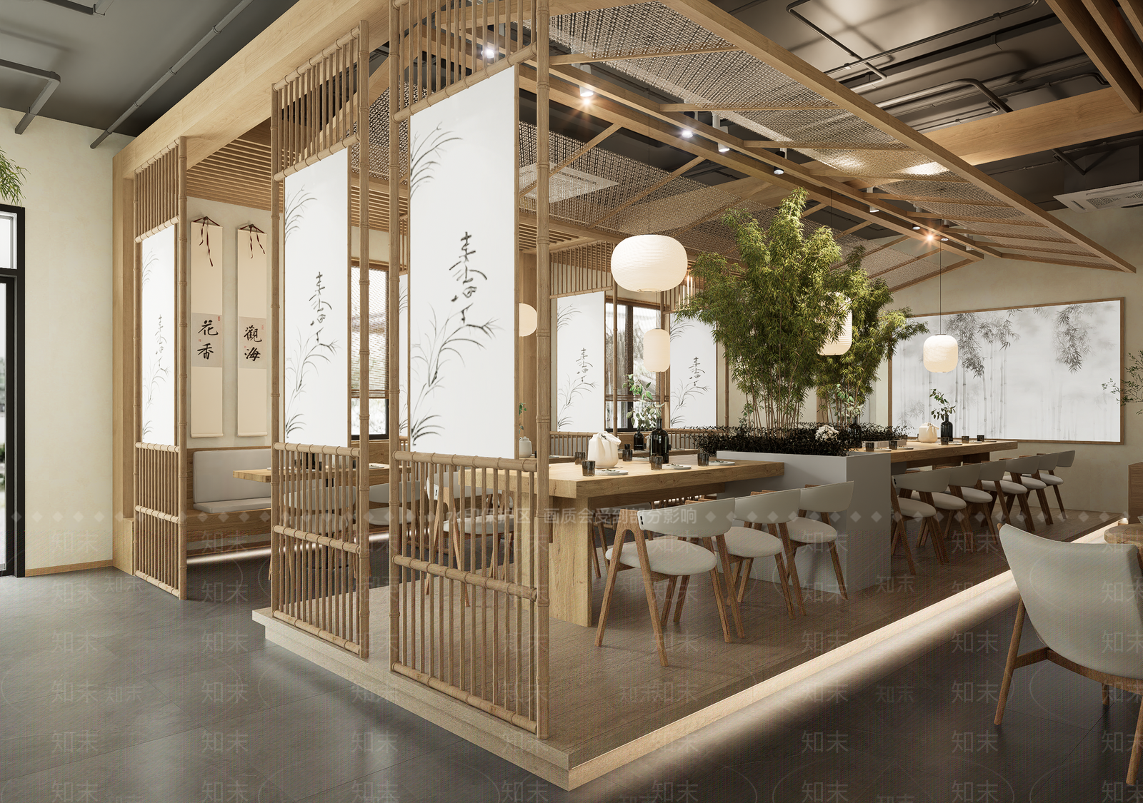 新中式中式茶馆SU模型下载【ID:1195556973】