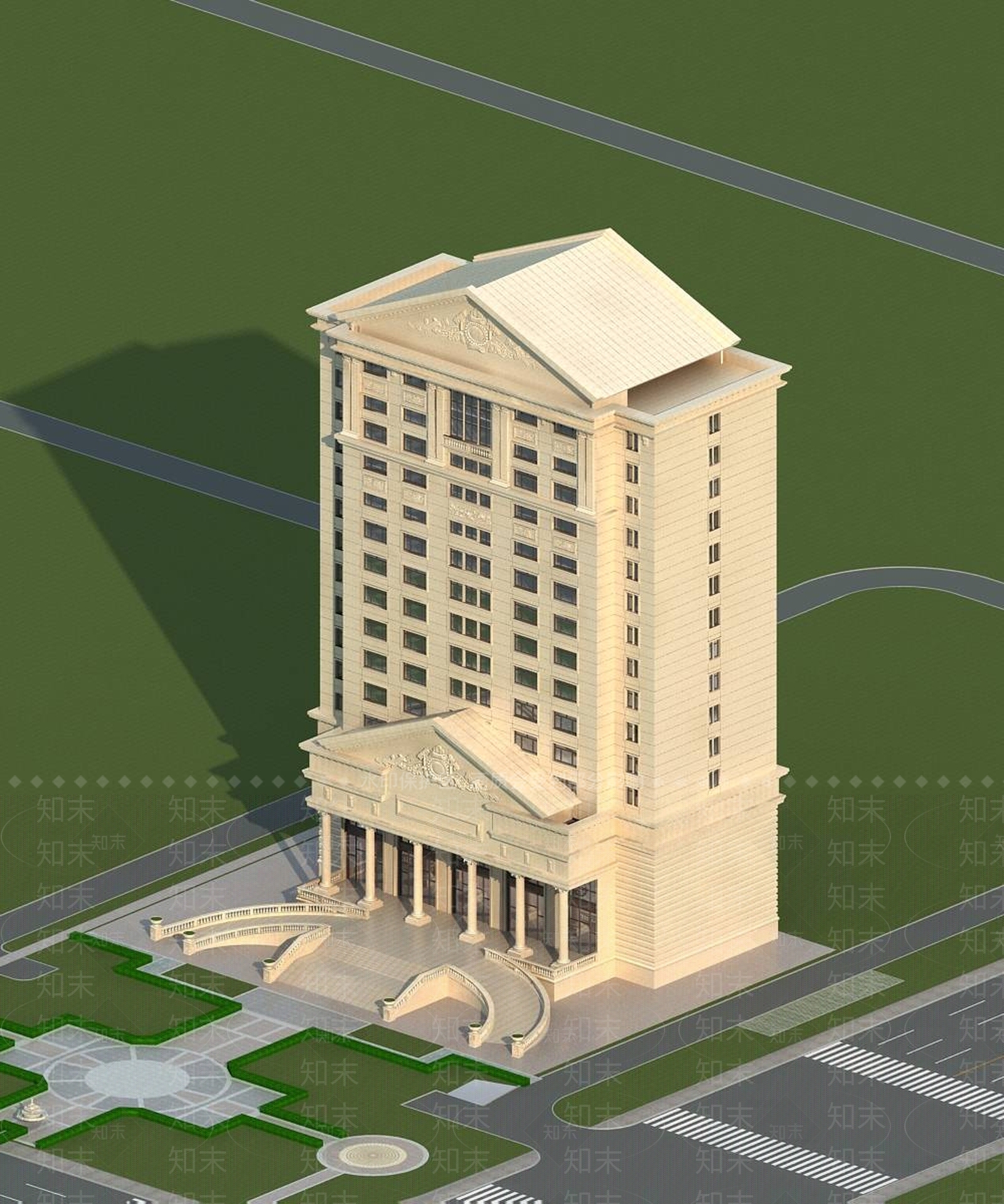 欧式其他办公空间3D模型下载【ID:1195560413】