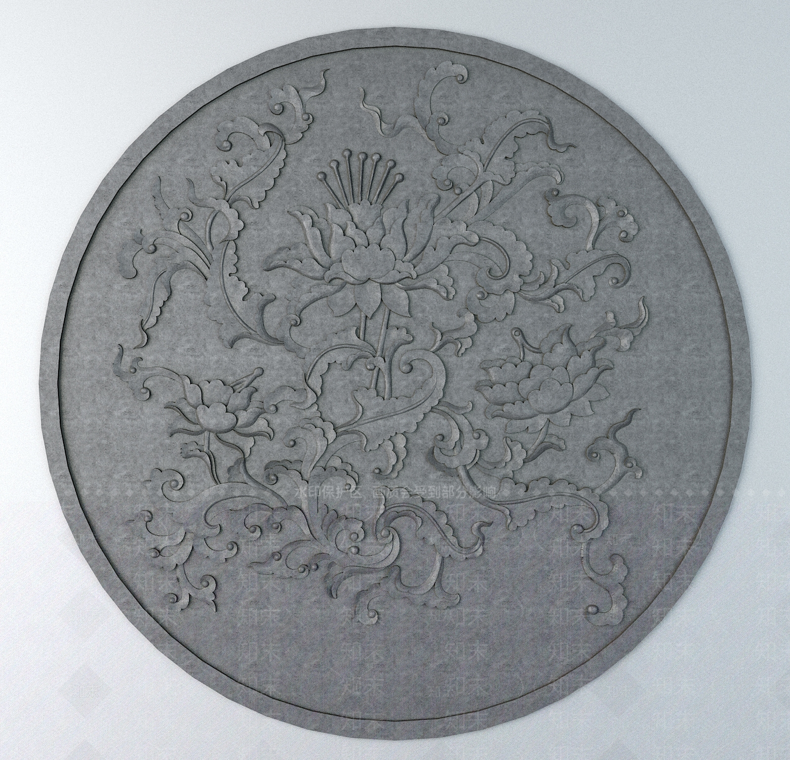 新中式中式雕花3D模型下载【ID:1195572294】