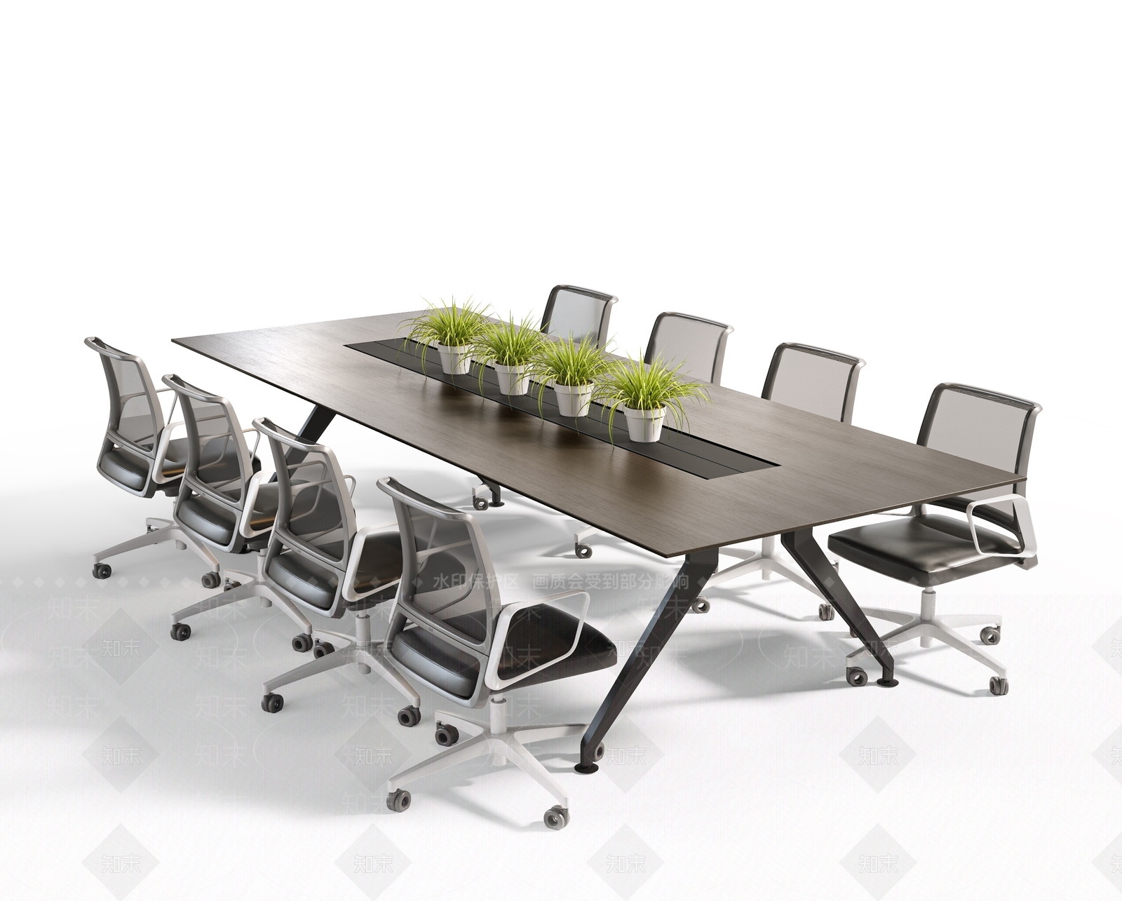 现代会议室SU模型下载【ID:1195572329】