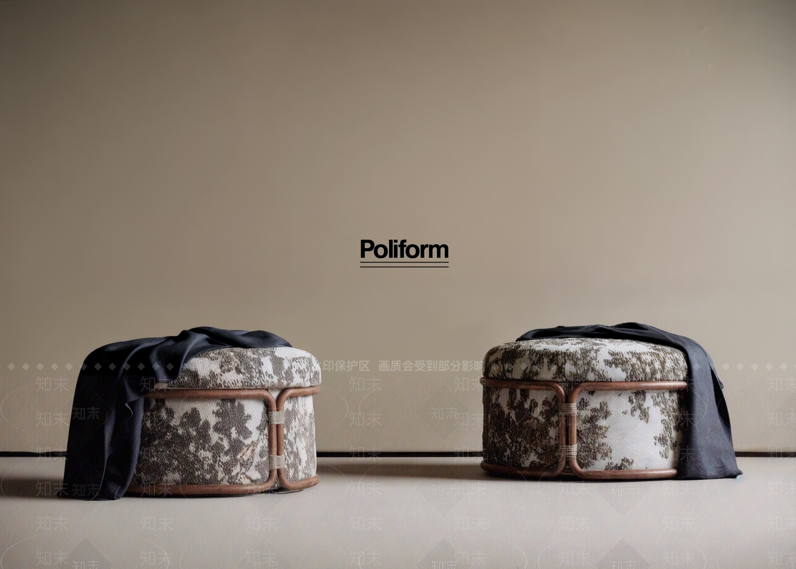 中古侘寂沙发凳SU模型下载【ID:1195575775】