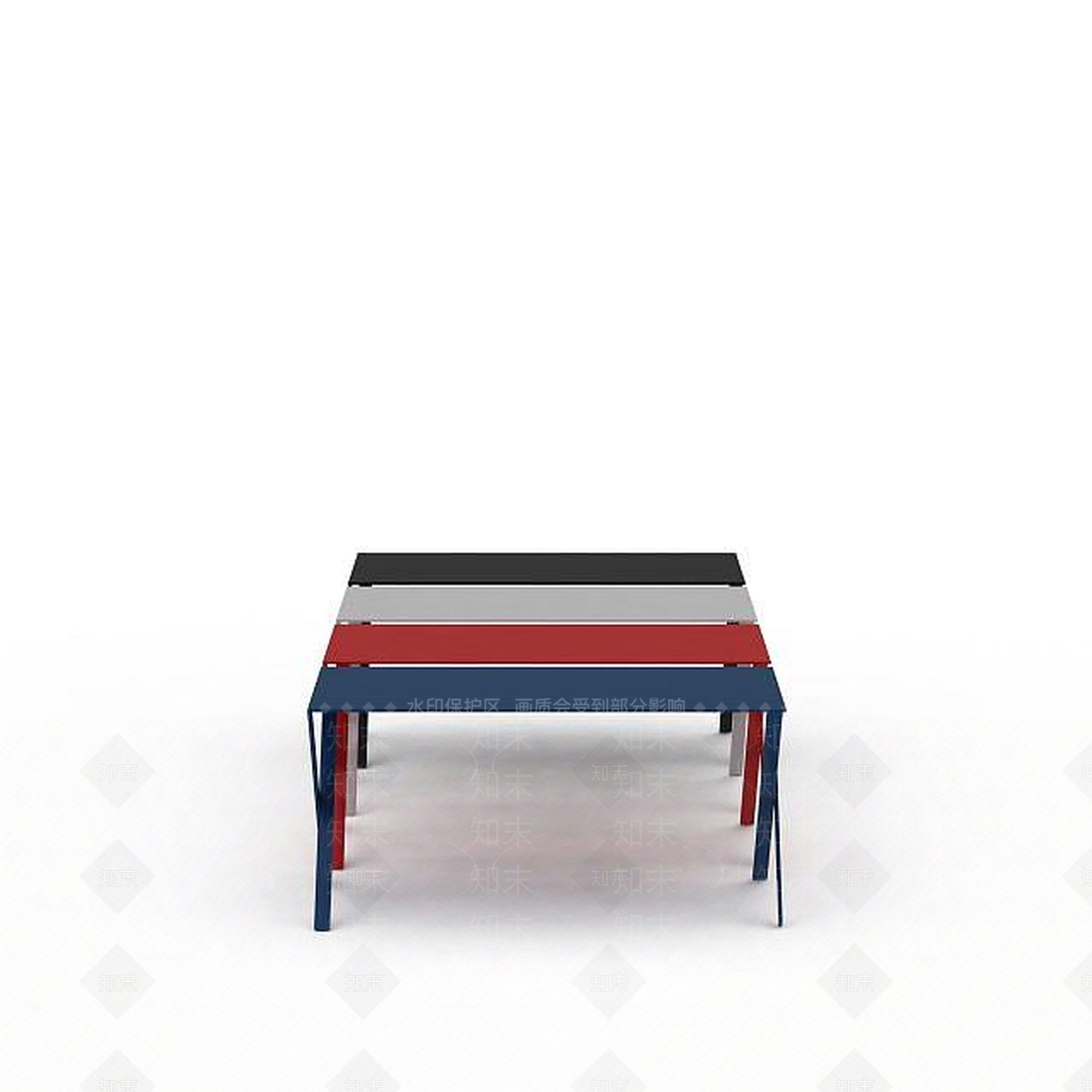 现代书桌3D模型下载【ID:1199935624】