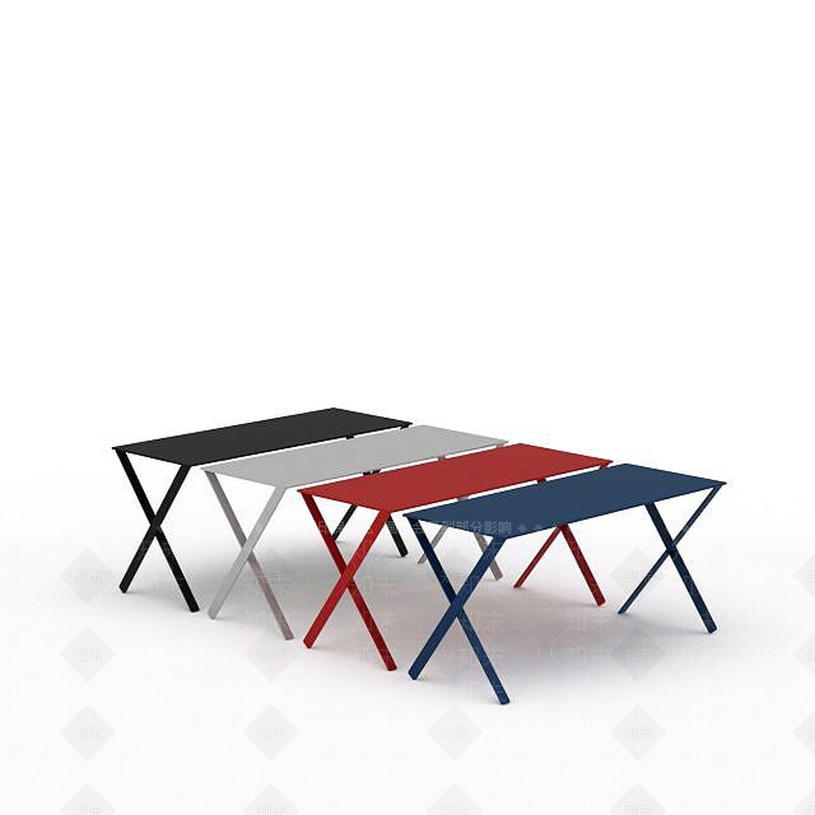 现代书桌3D模型下载【ID:1199935624】