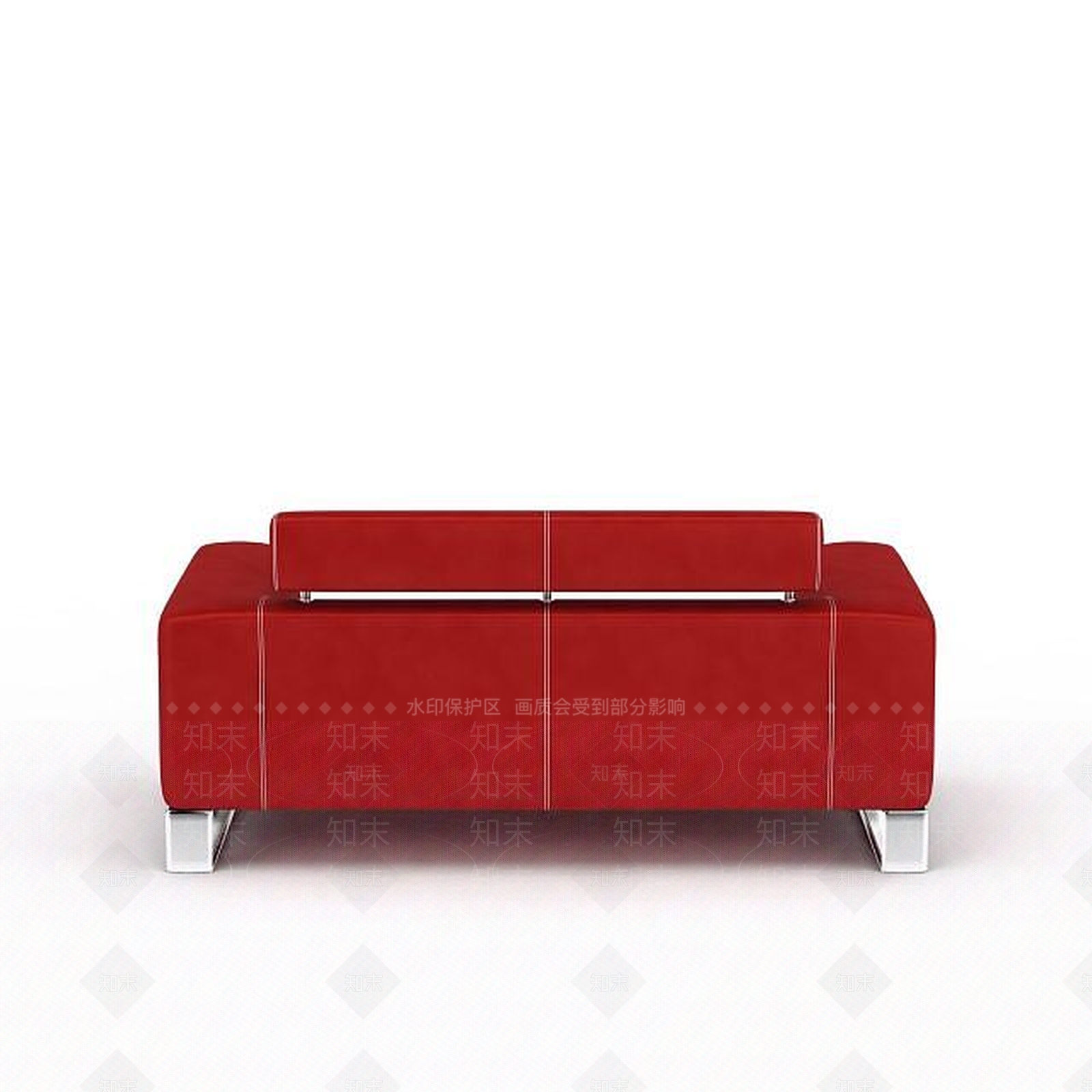 现代双人沙发3D模型下载【ID:1195576920】