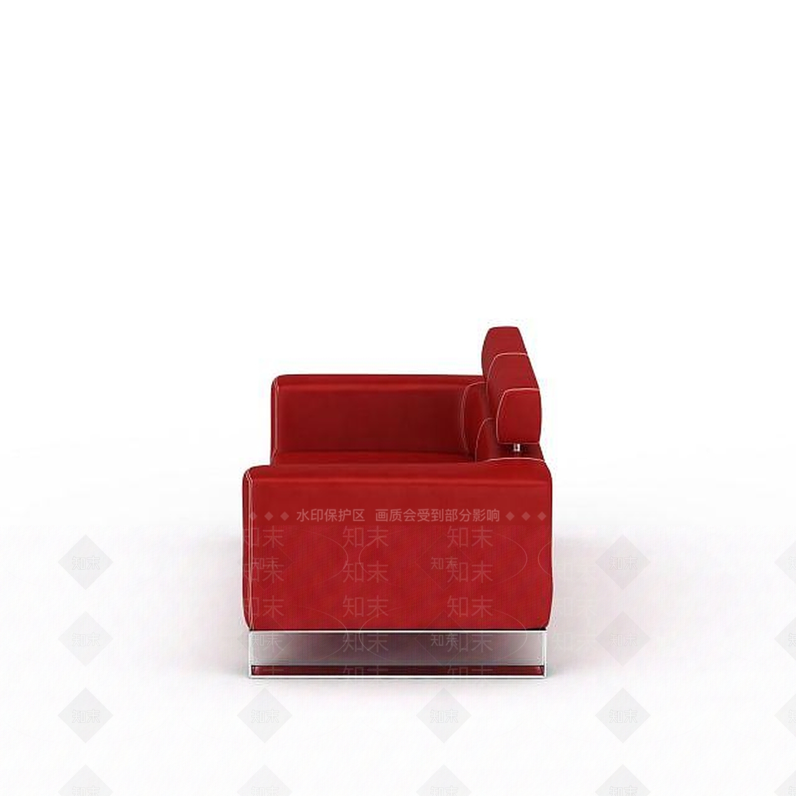 现代双人沙发3D模型下载【ID:1195576920】