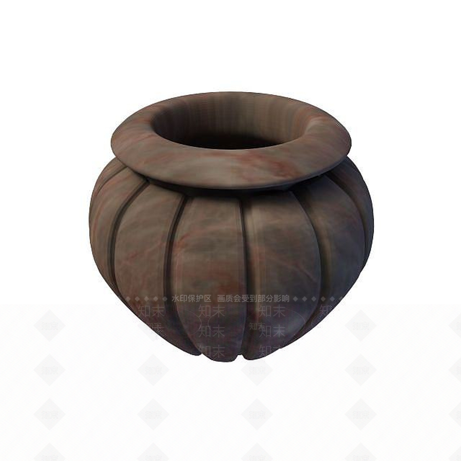 现代园林花坛3D模型下载【ID:1195577307】