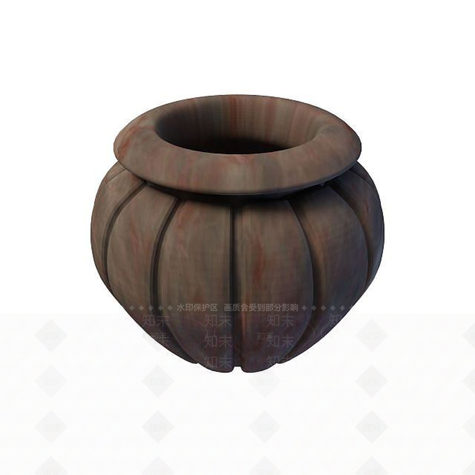 现代园林花坛3D模型下载【ID:1195577307】