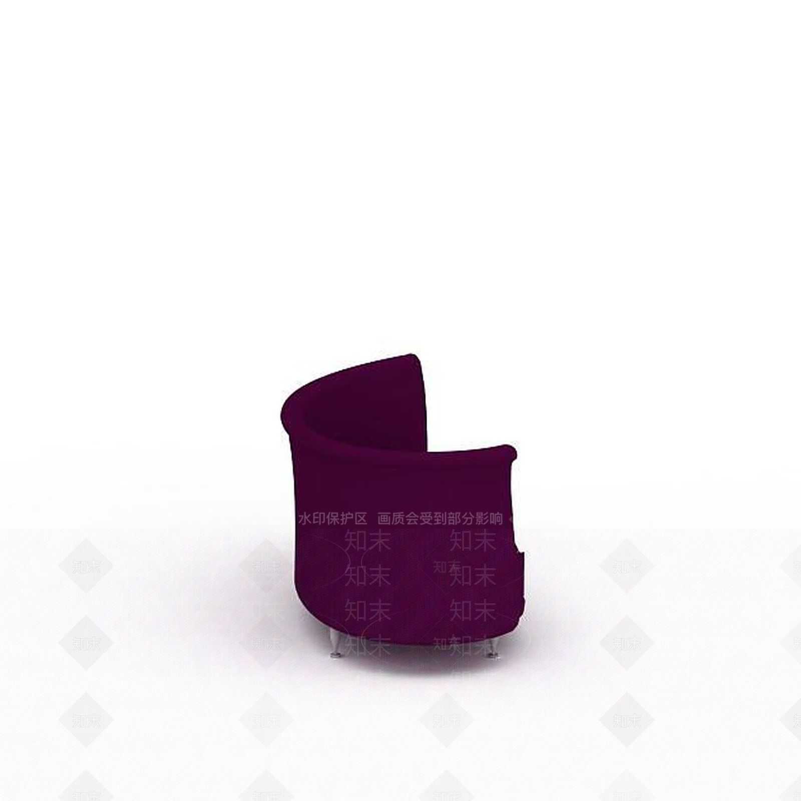 现代双人沙发3D模型下载【ID:1200107057】