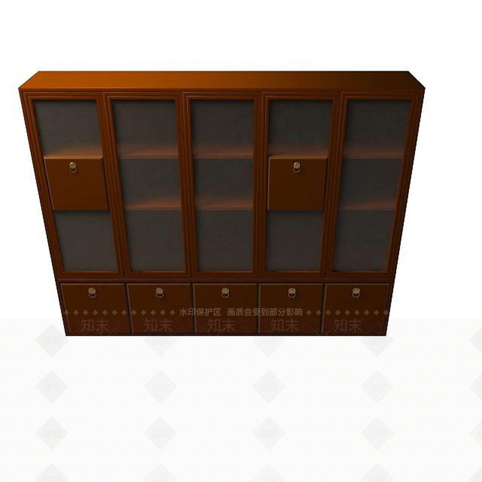 现代简约柜子3D模型下载【ID:1195578373】