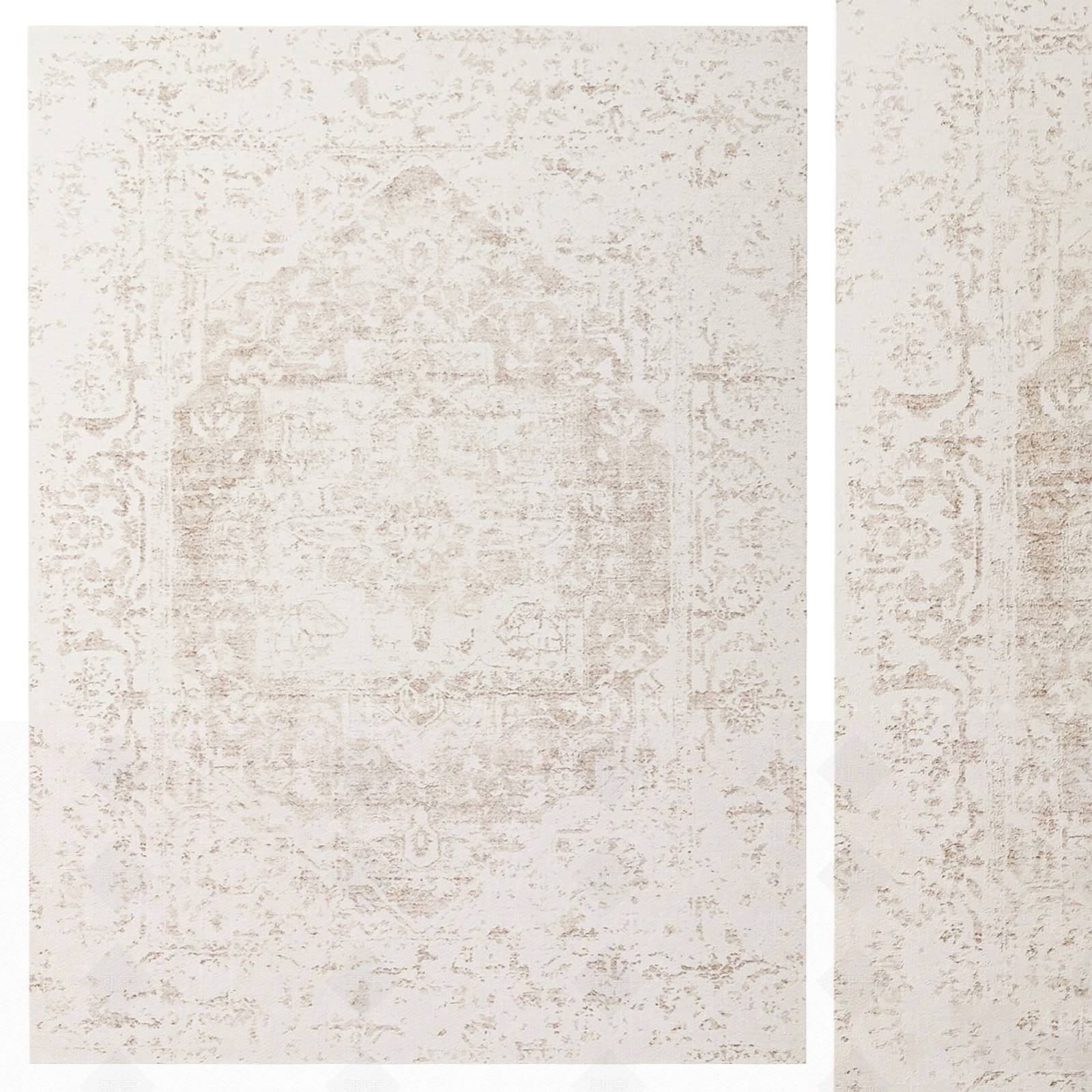 美式简约地毯3D模型下载【ID:1195578762】