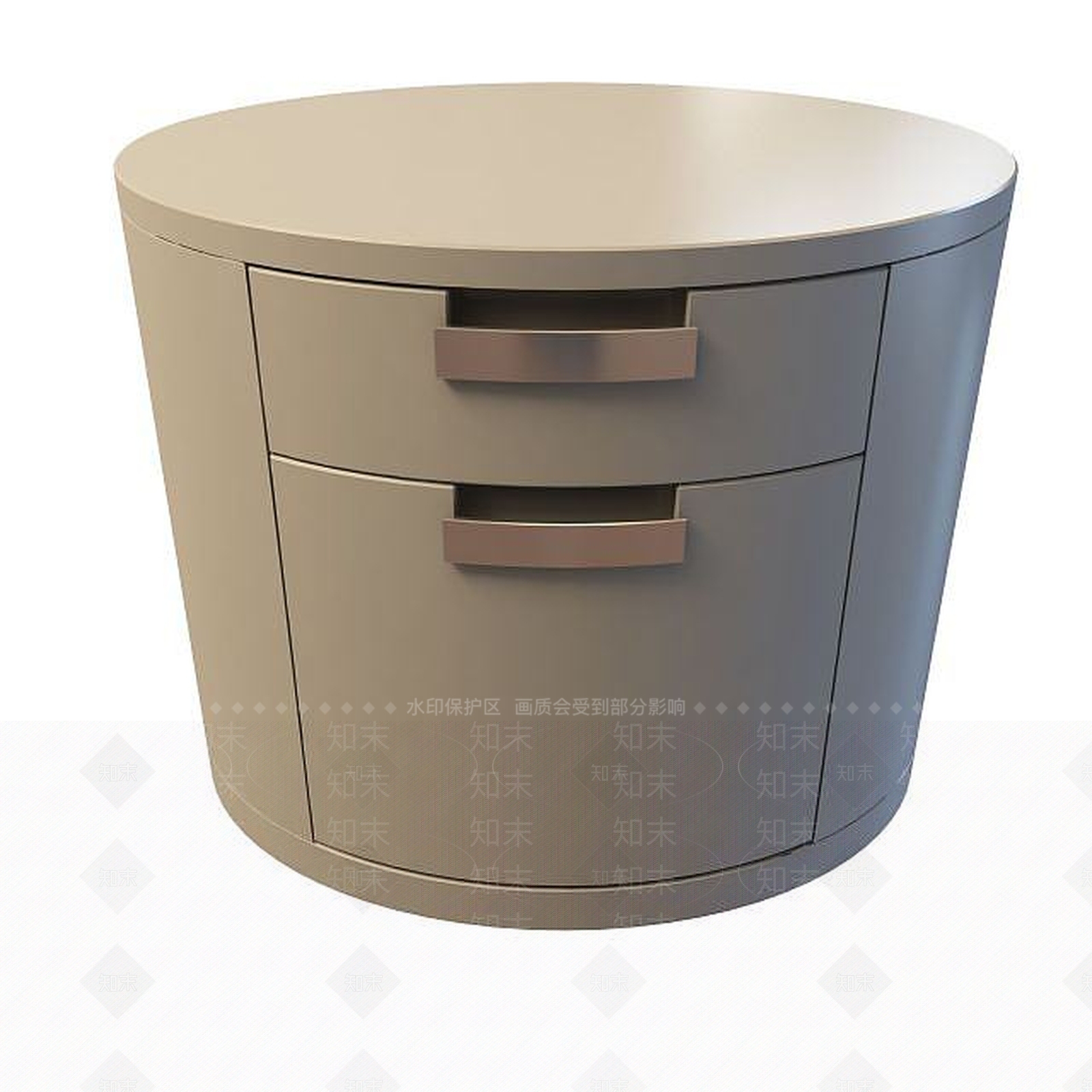 现代简约圆柜3D模型下载【ID:1195579123】