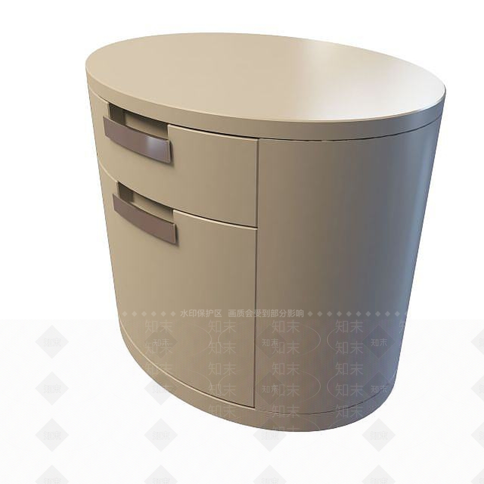 现代简约圆柜3D模型下载【ID:1195579123】