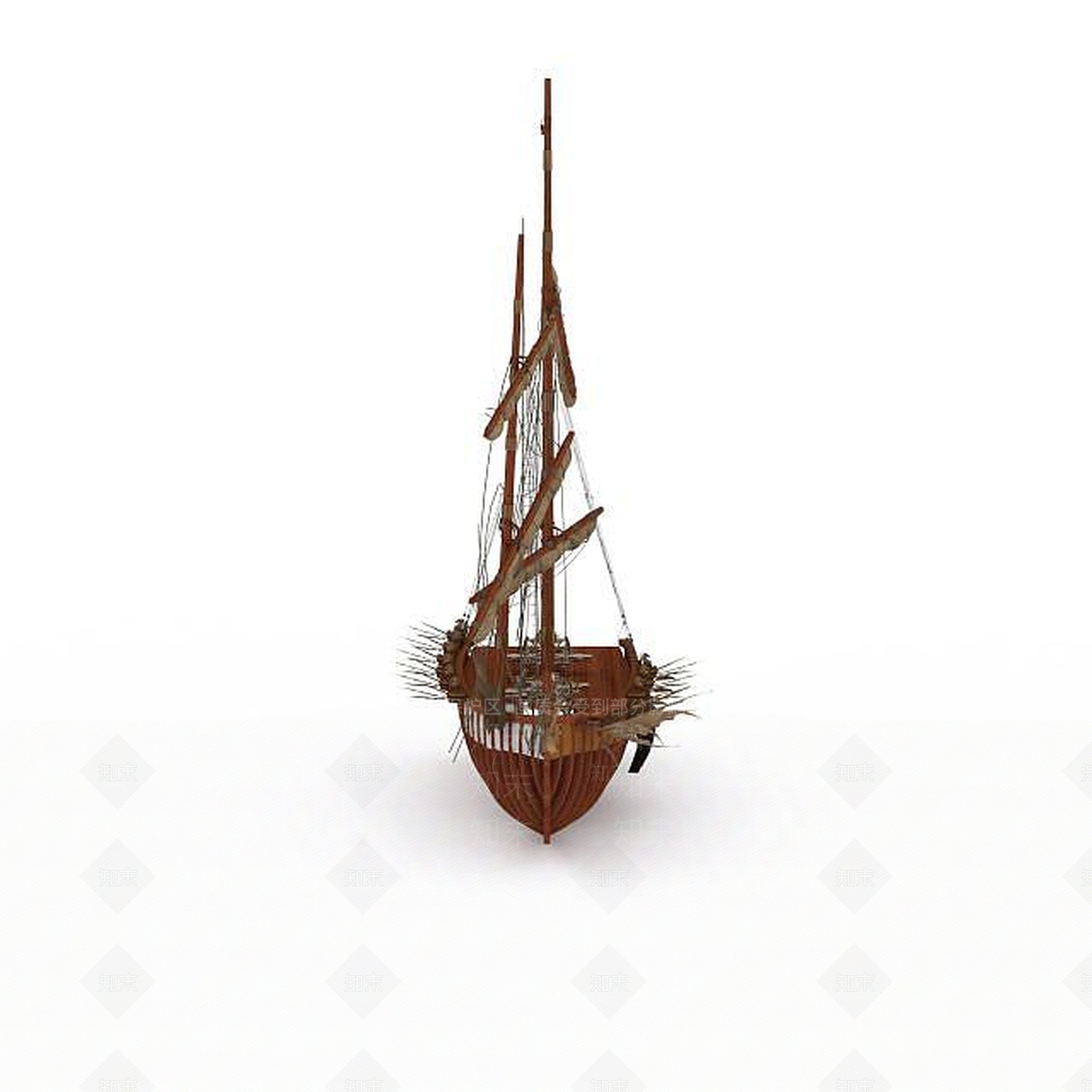 现代船3D模型下载【ID:1195579800】