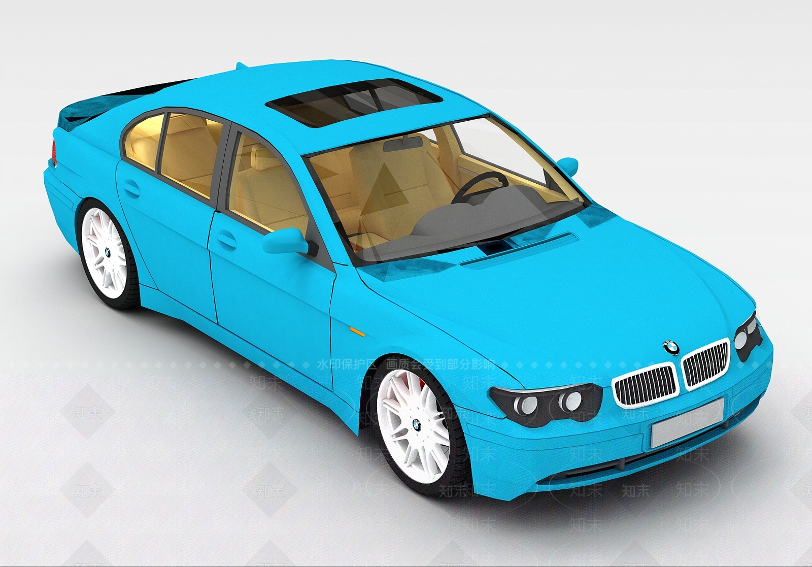 现代汽车3D模型下载【ID:1195580102】