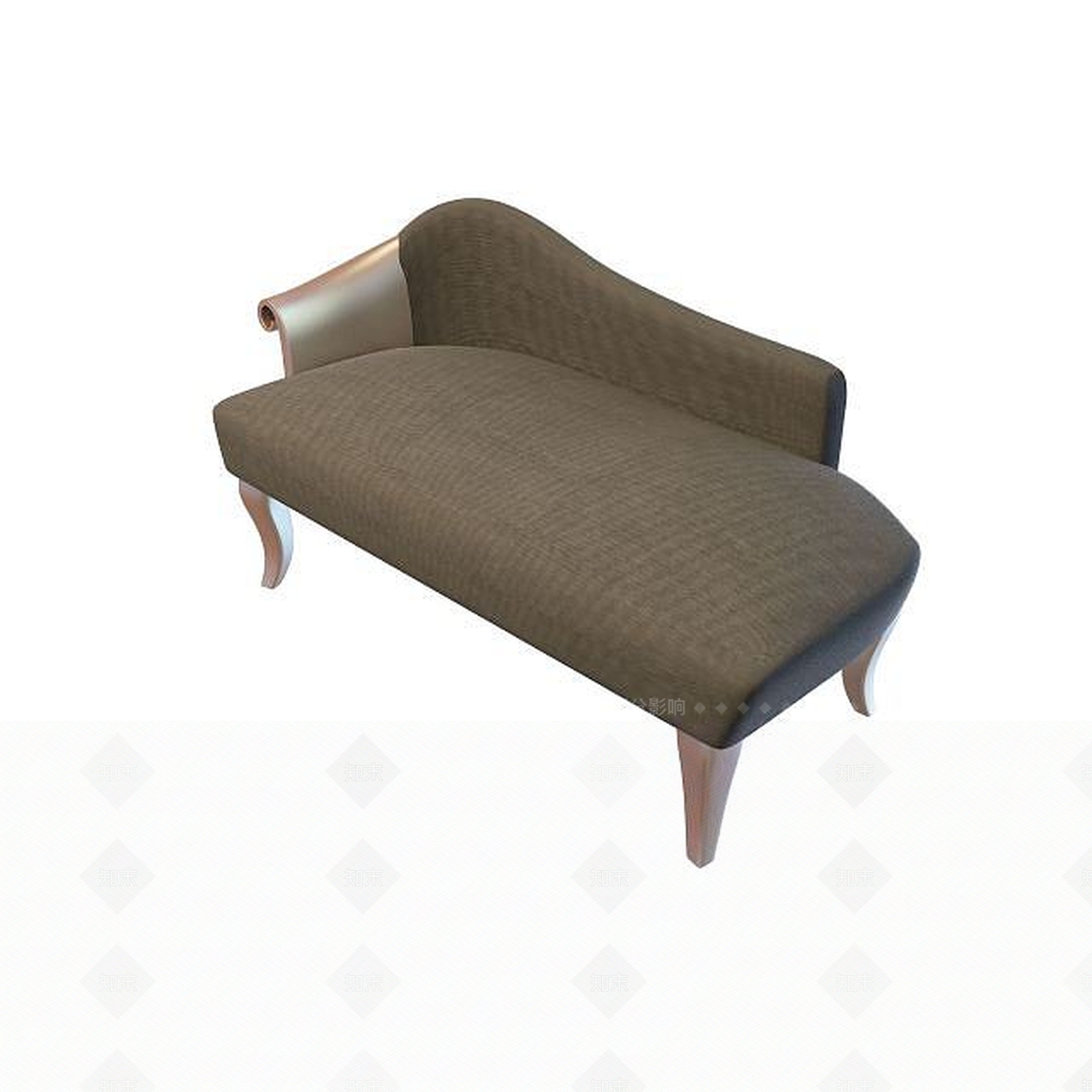 现代简约贵妃塌3D模型下载【ID:1195582682】