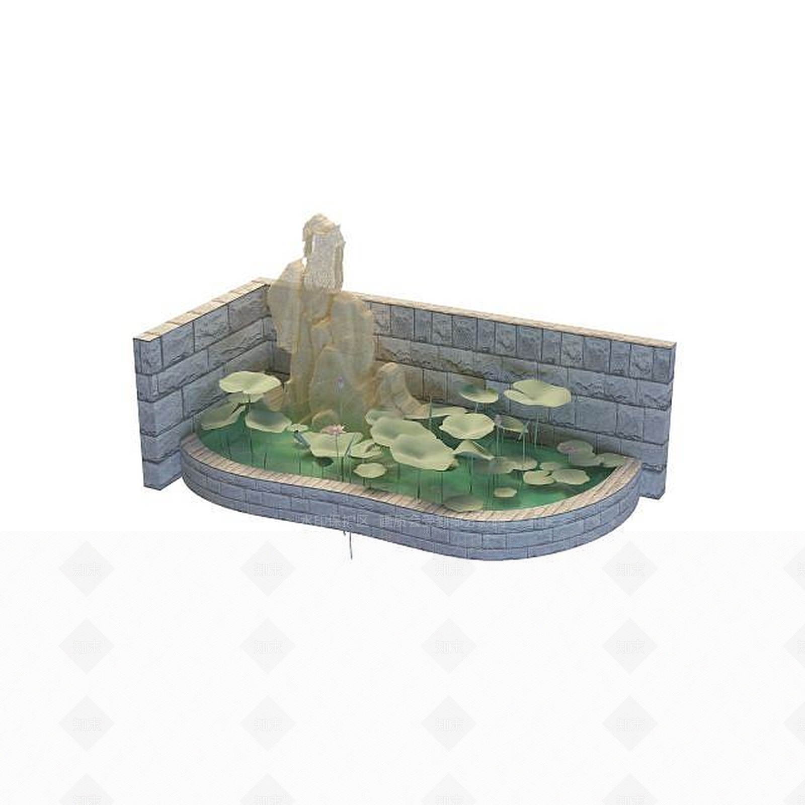 现代景观小品3D模型下载【ID:1195584677】
