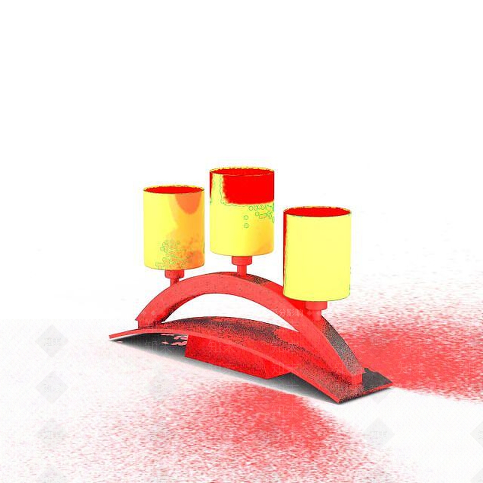 现代装饰灯3D模型下载【ID:1195587225】