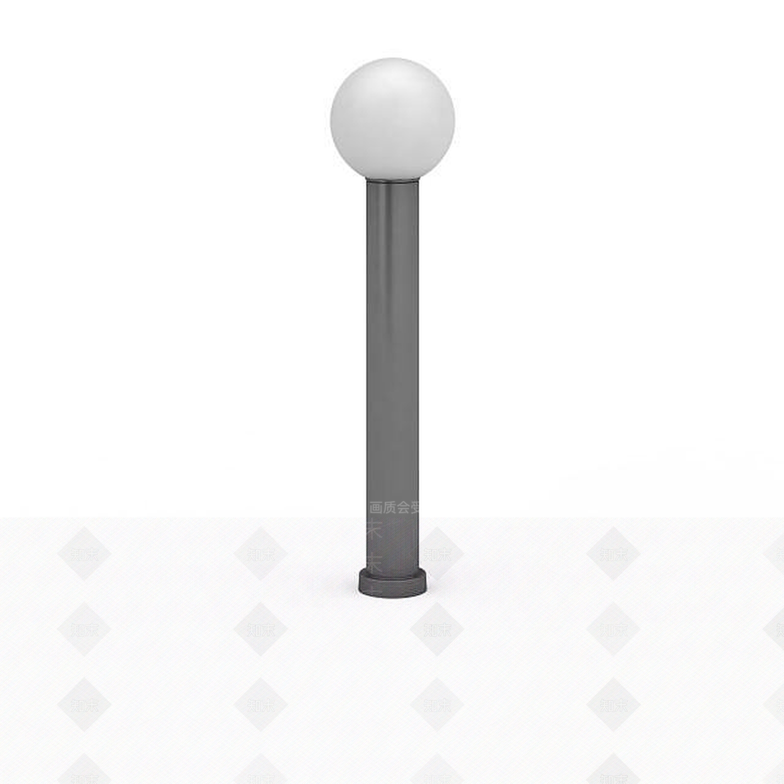 现代广场室外灯3D模型下载【ID:1195587581】