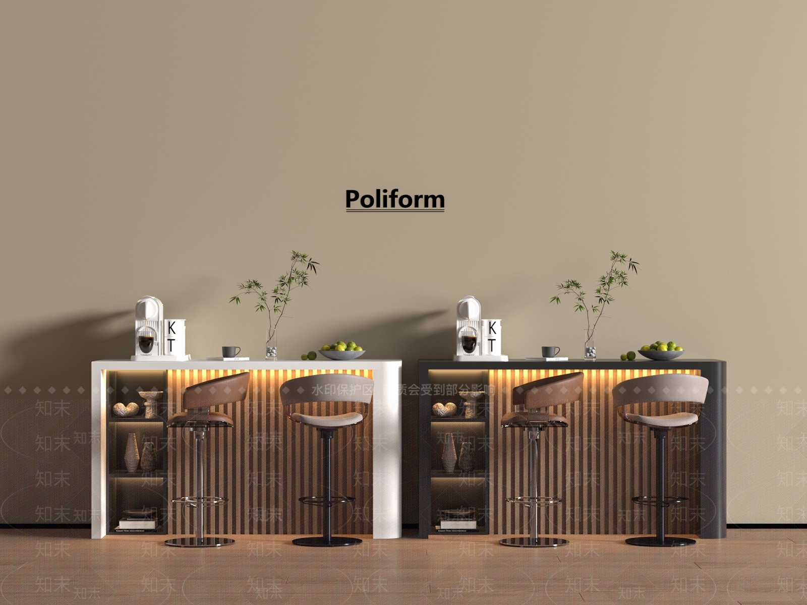 吧台3D模型下载【ID:1195588228】